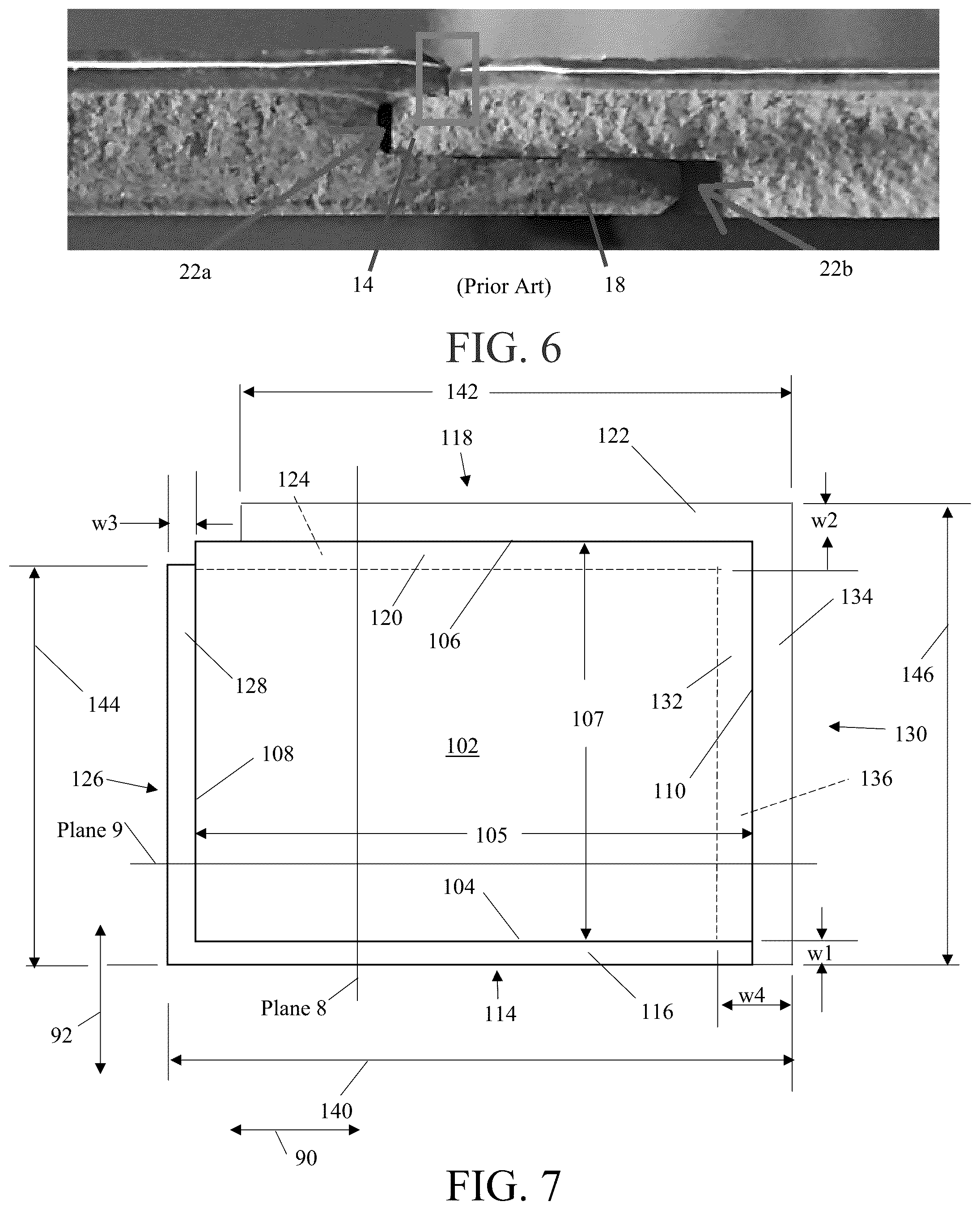 Patent US12104387 Figure 6 – Panel locking system and panels therefor