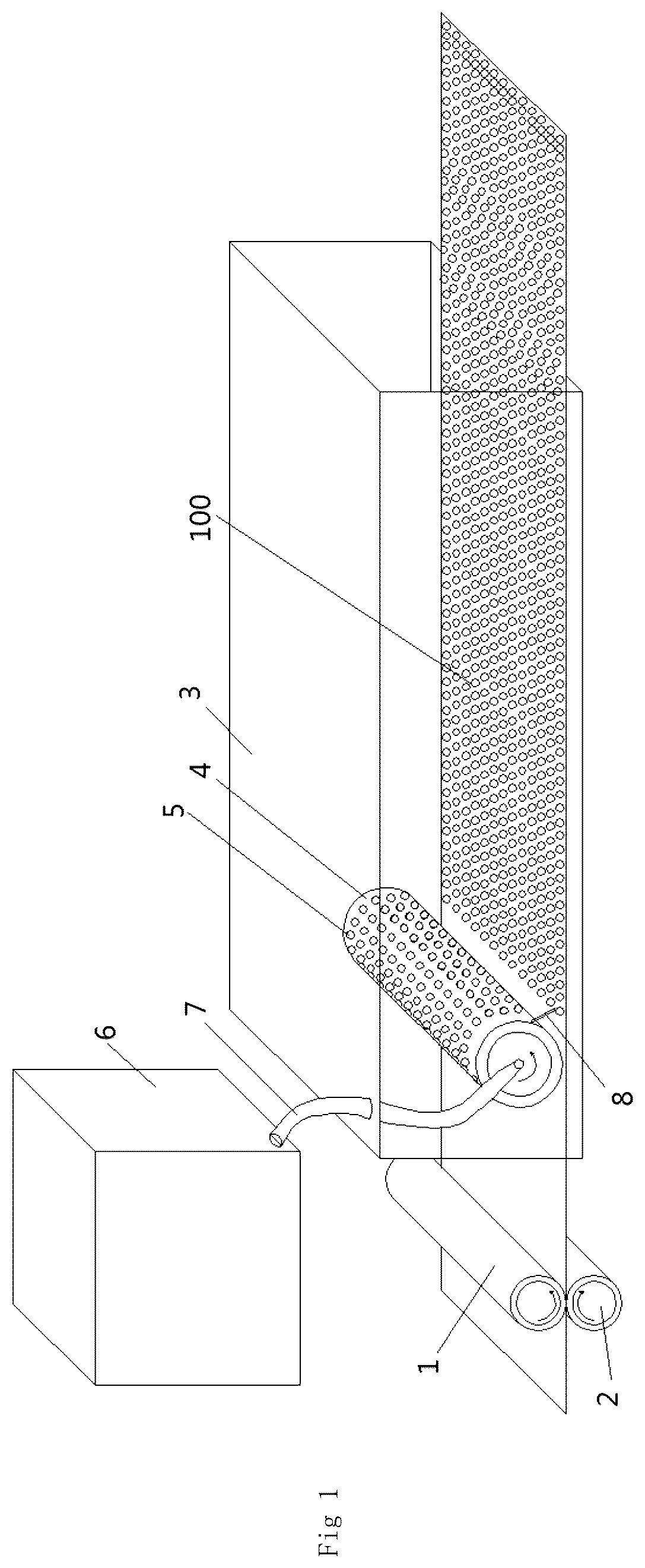 Patent US12104389 — Anti-slip, noise reducing pad directly applied and adhered to the back of flooring materials and method — Figure 1