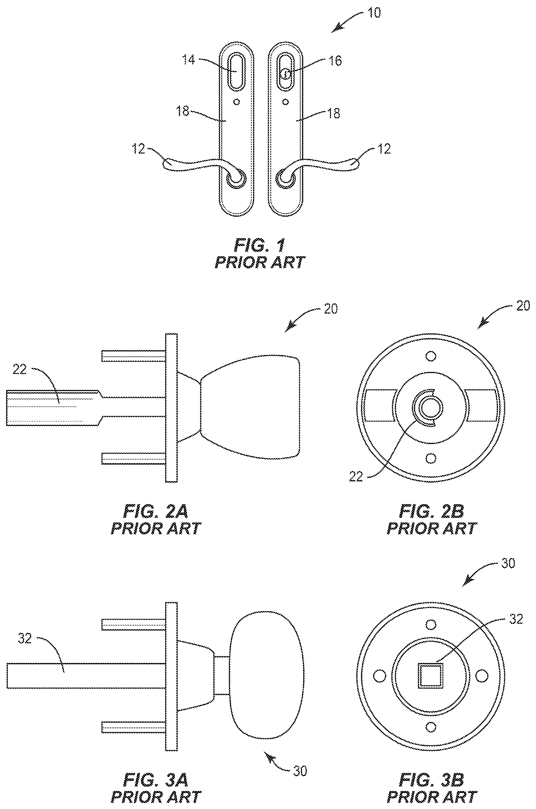 Patent US12104409 — Multipoint lock — Figure 1
