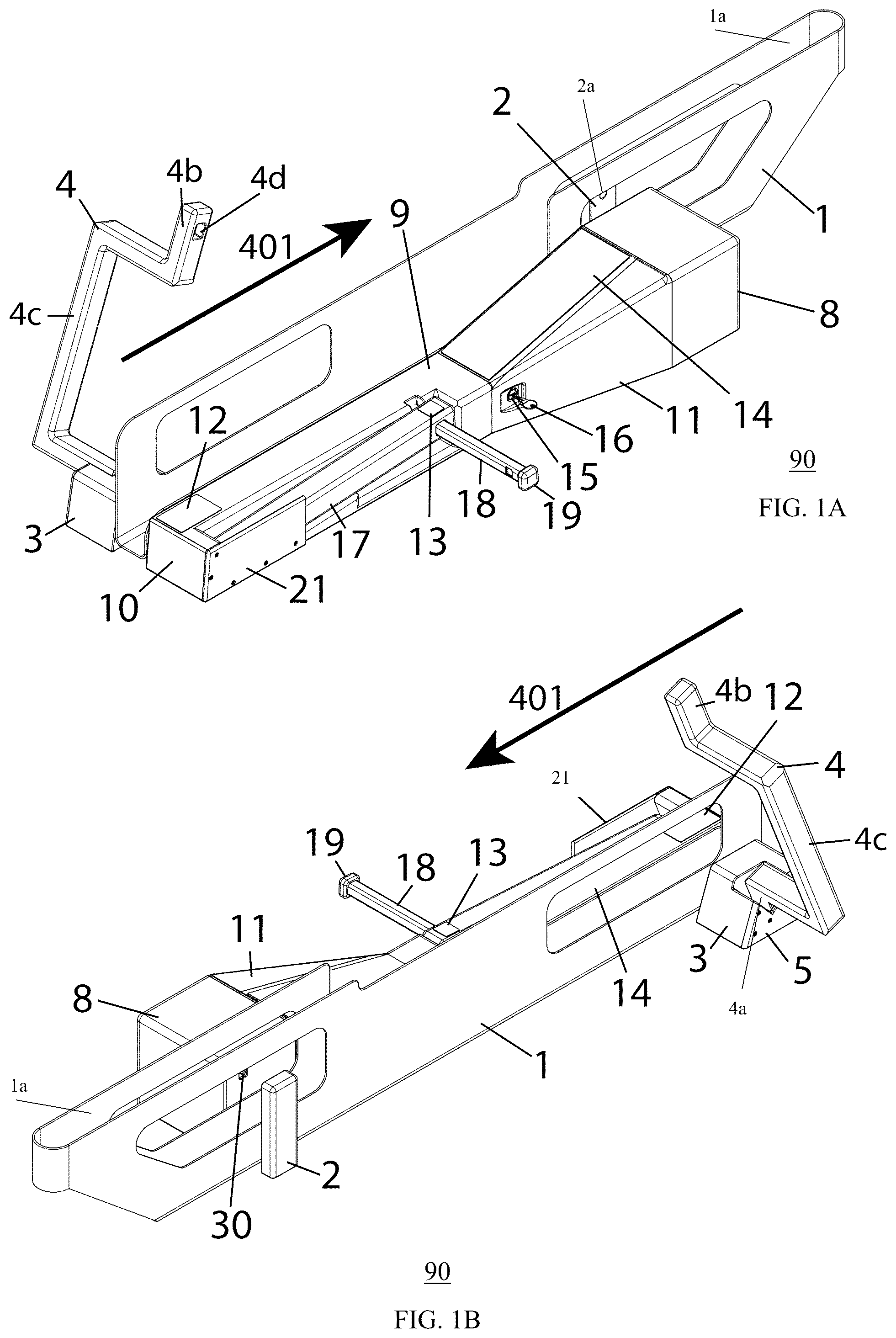 Patent US12104411 Figure 1 – Secure vehicle locking