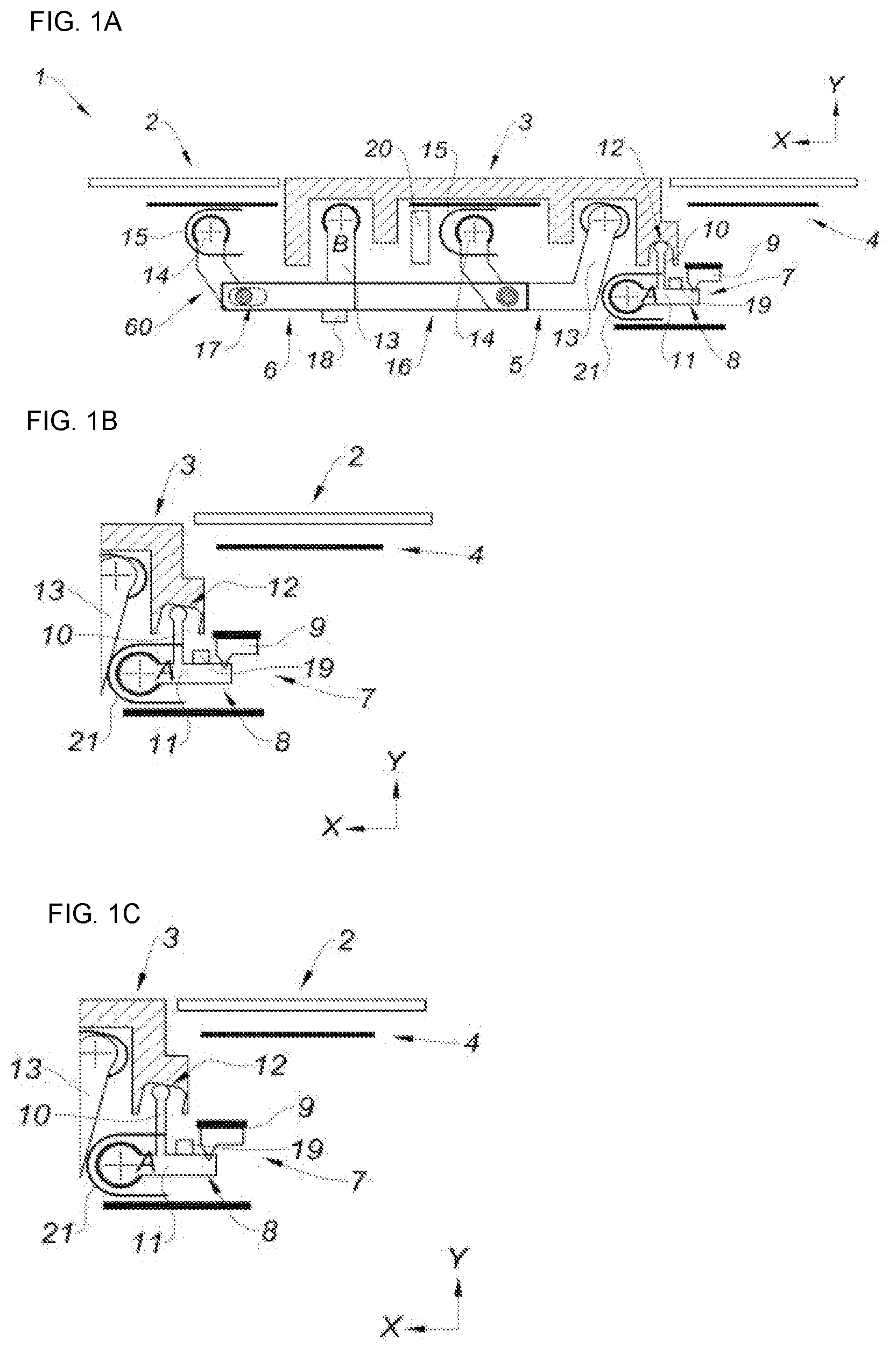 Patent US12104413 — Door leaf handle for a motor vehicle — Figure 1