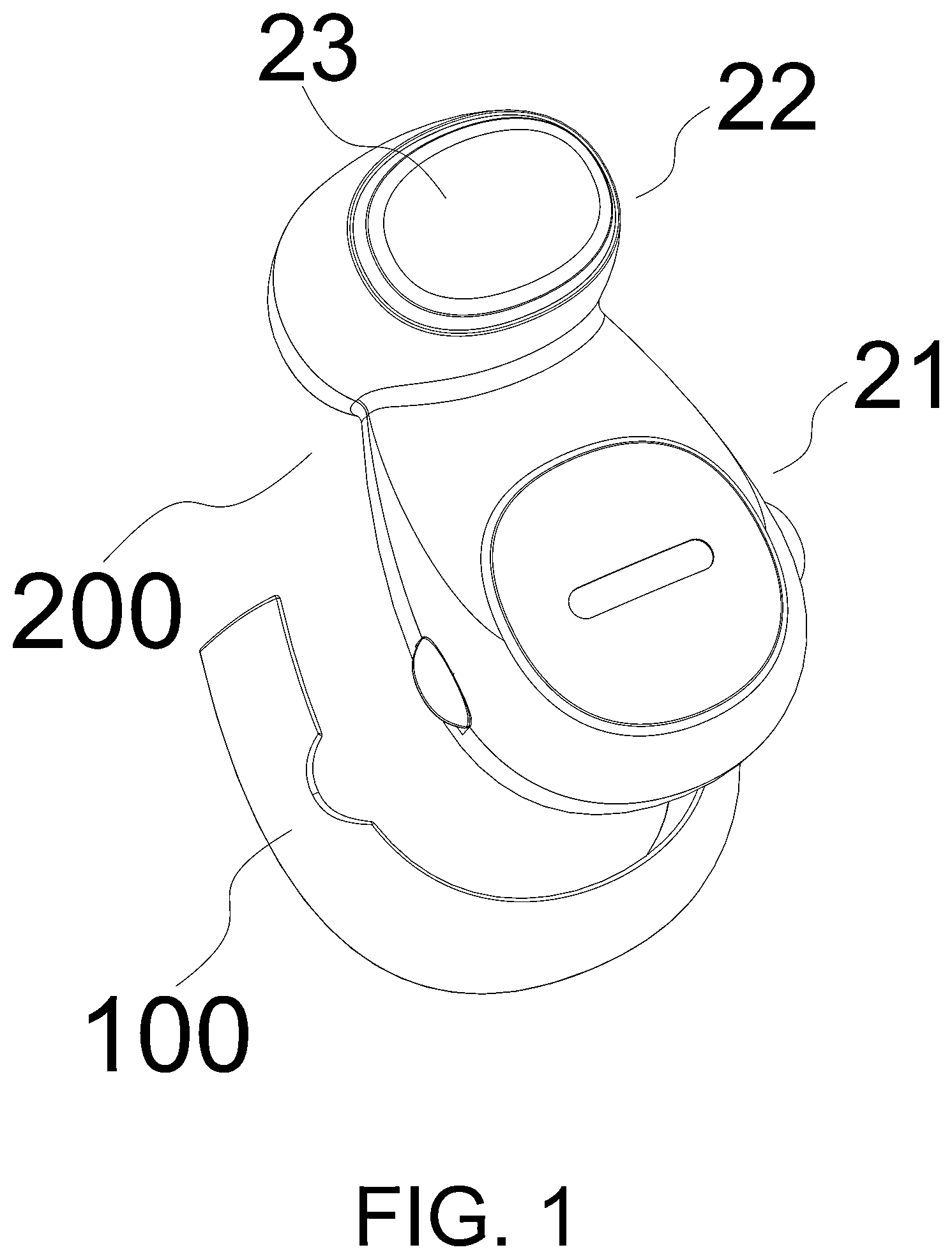 Patent US12104417 — Rotary door stop — Figure 1
