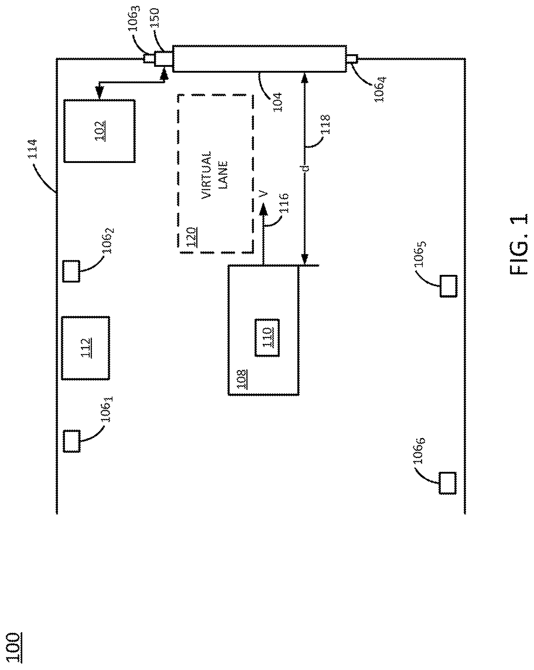 Patent US12104425 — Apparatus and method for door control — Figure 1