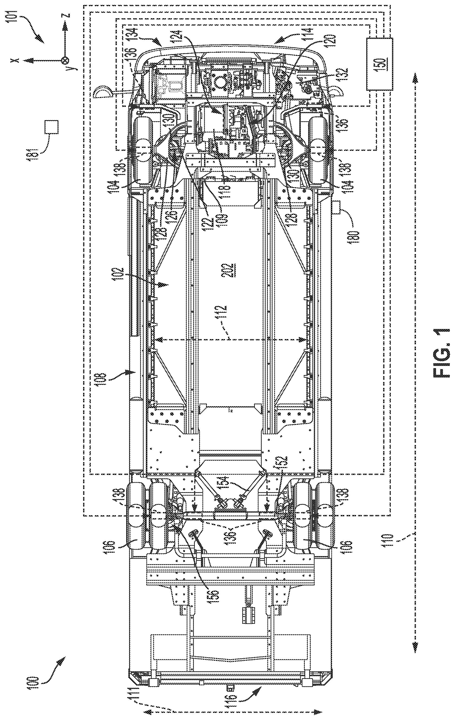 Patent US12104426 — Automated door system — Figure 1