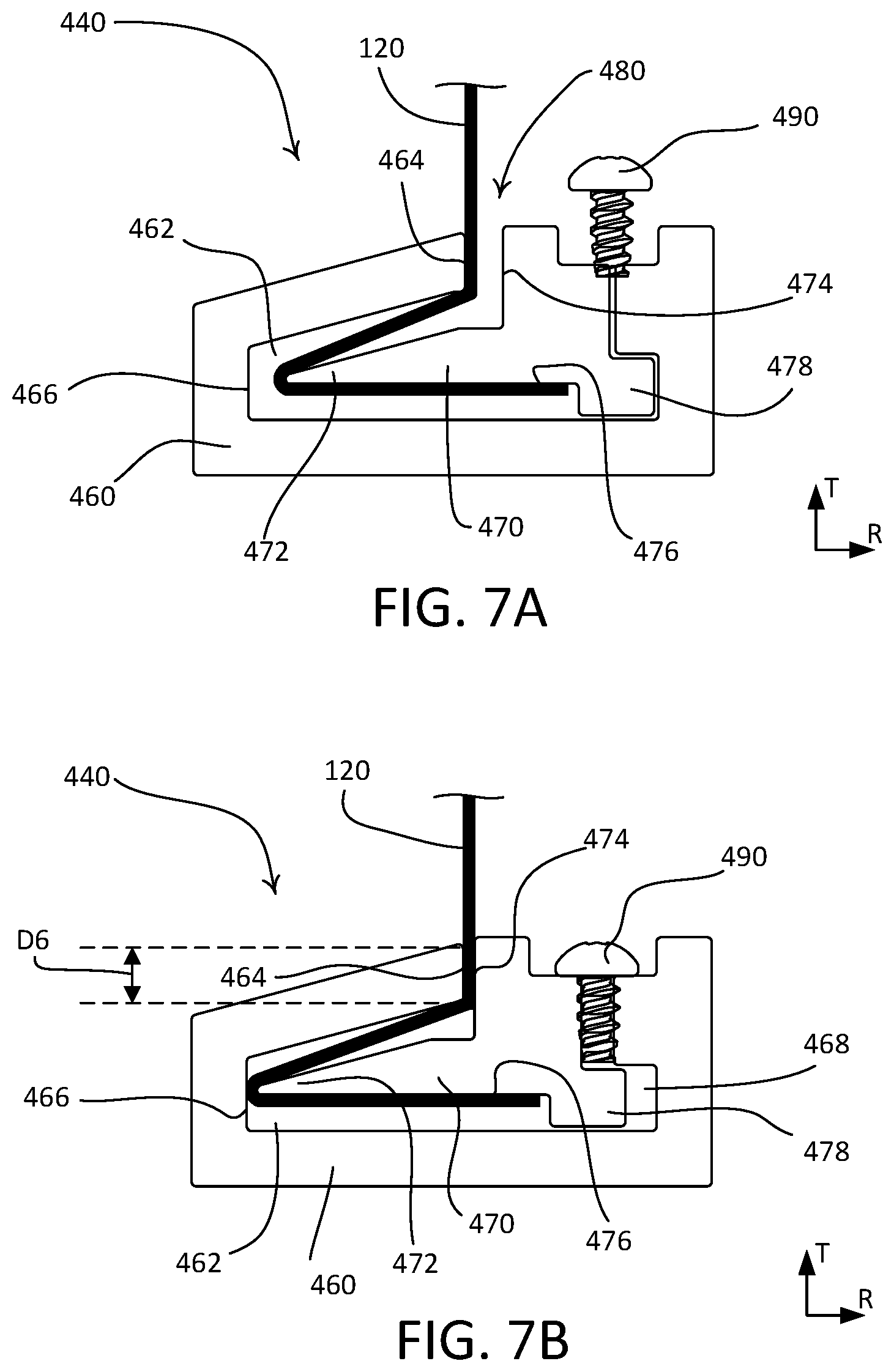 Patent US12104437 Figure 8 – Window treatment hembar