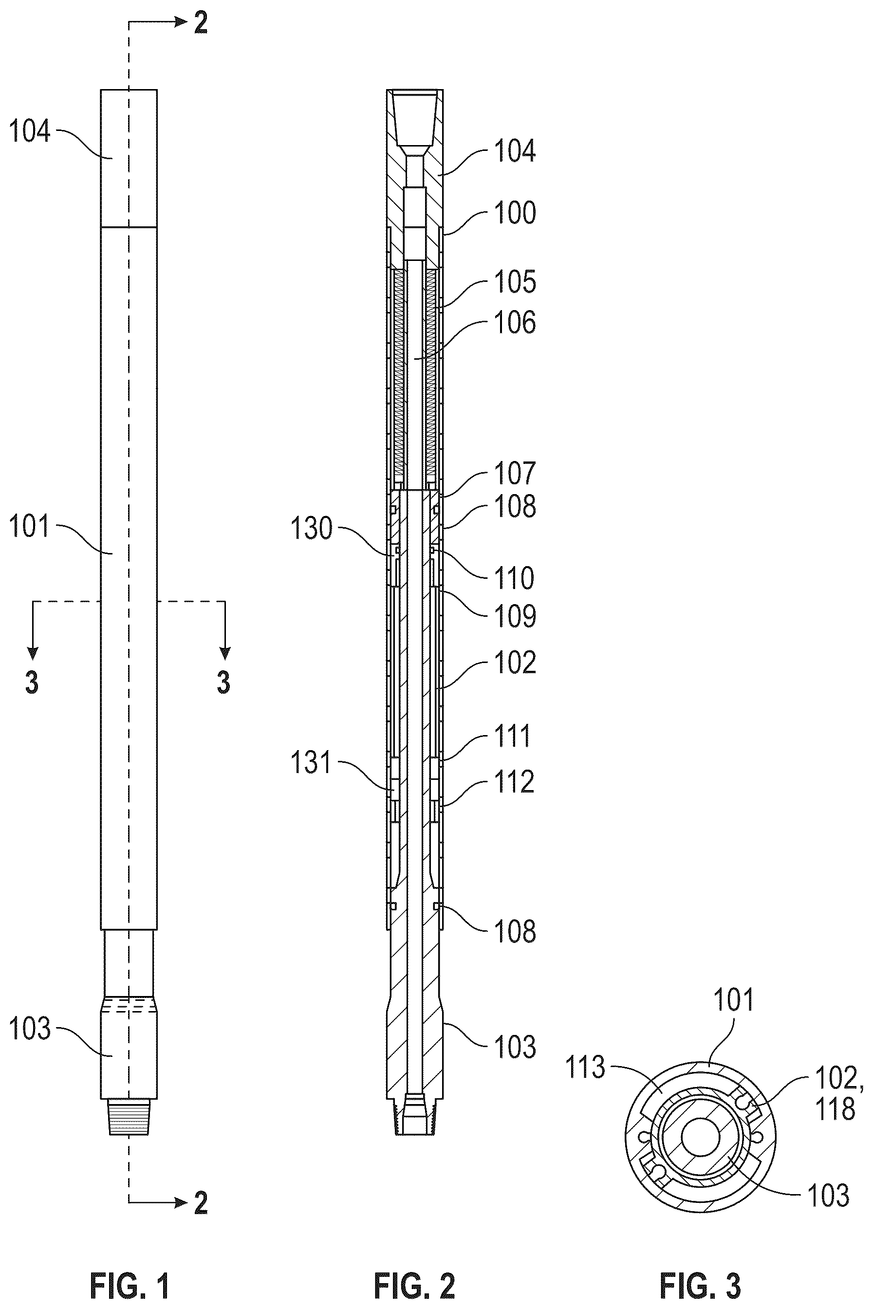 Patent US12104442 — System, method and apparatus for hydraulic downhole stick-slip mitigation — Figure 1