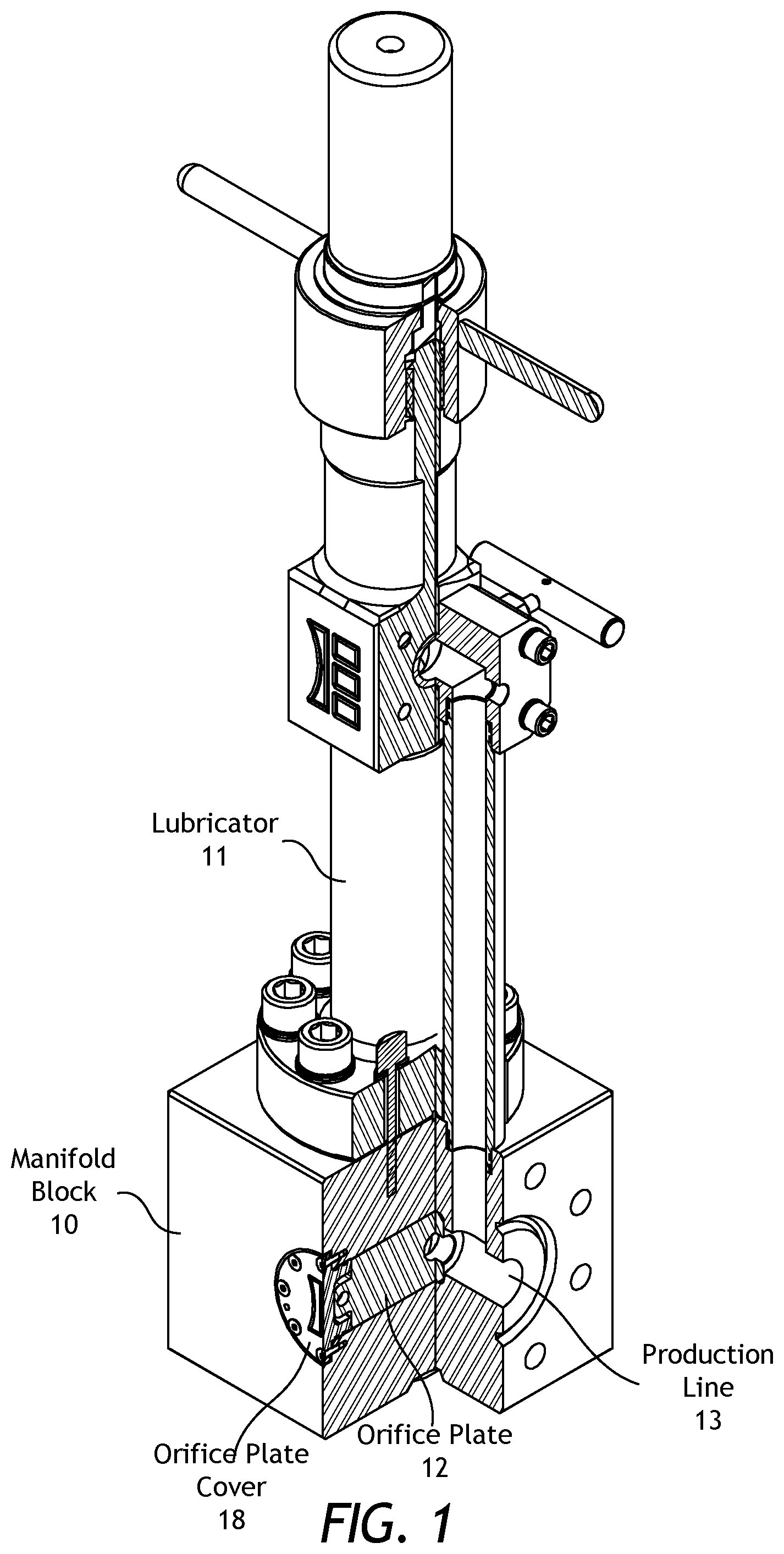 Patent US12104454 Figure 1 – Flow restrictor method and apparatus