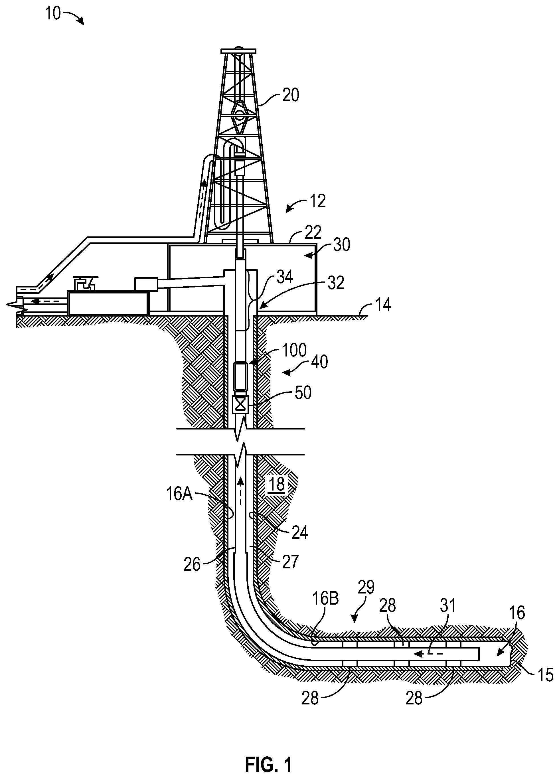 Patent US12104457 — Failsafe safety valve with linear electromechanical actuation — Figure 1