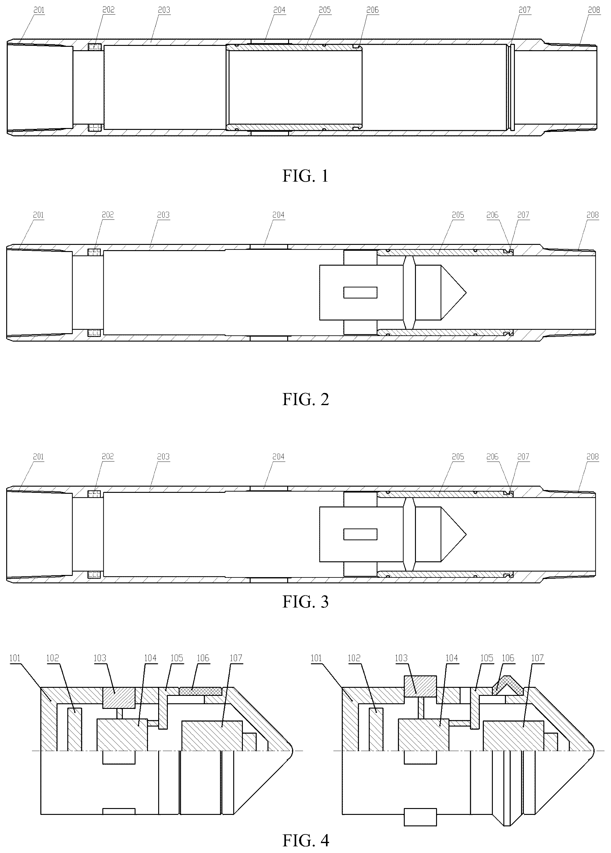 Patent US12104460 — Full-bore indefinite-level staged fracturing sliding sleeve based on smart label and implementation method thereof — Figure 1