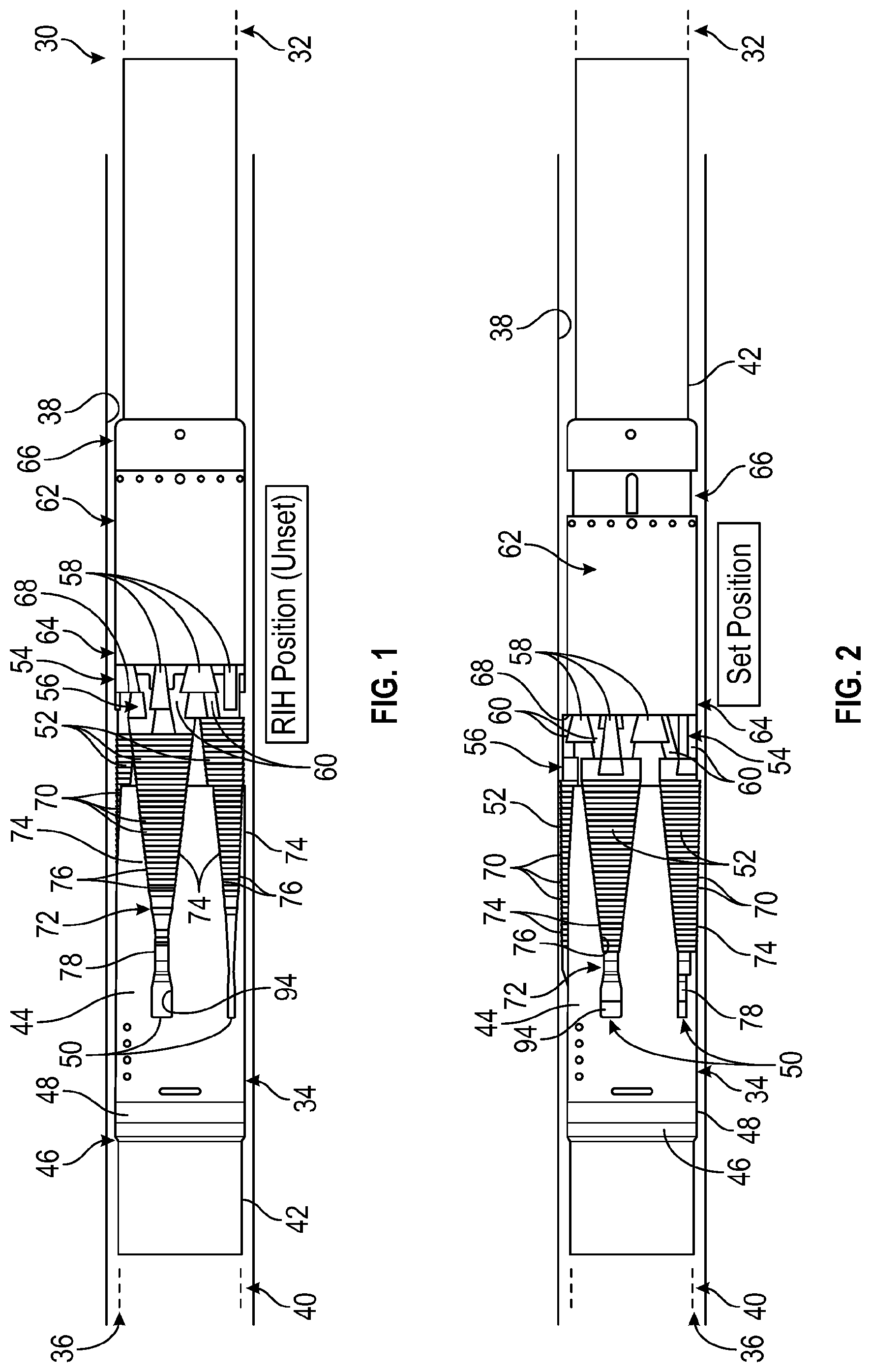 Patent US12104467 — Slip package with improved initial setting — Figure 1