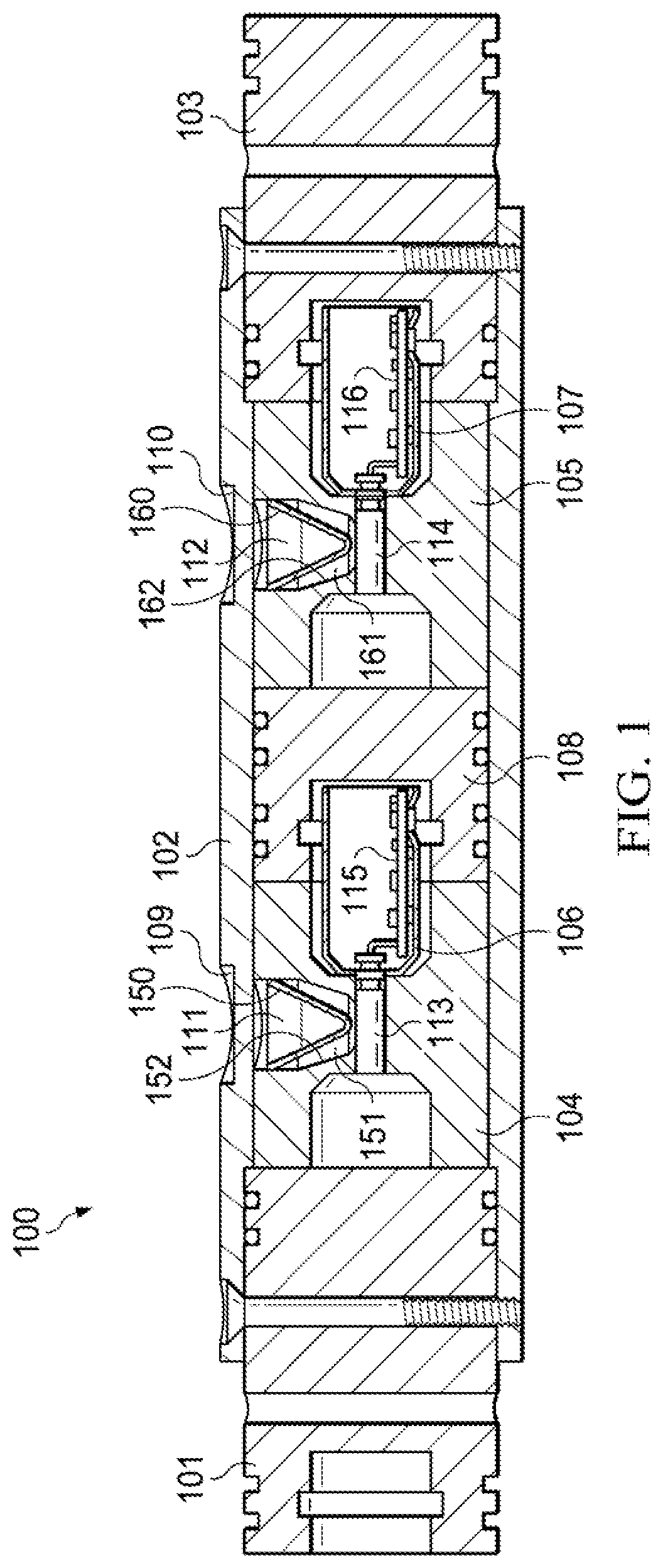 Patent US12104468 — Cluster gun system — Figure 1