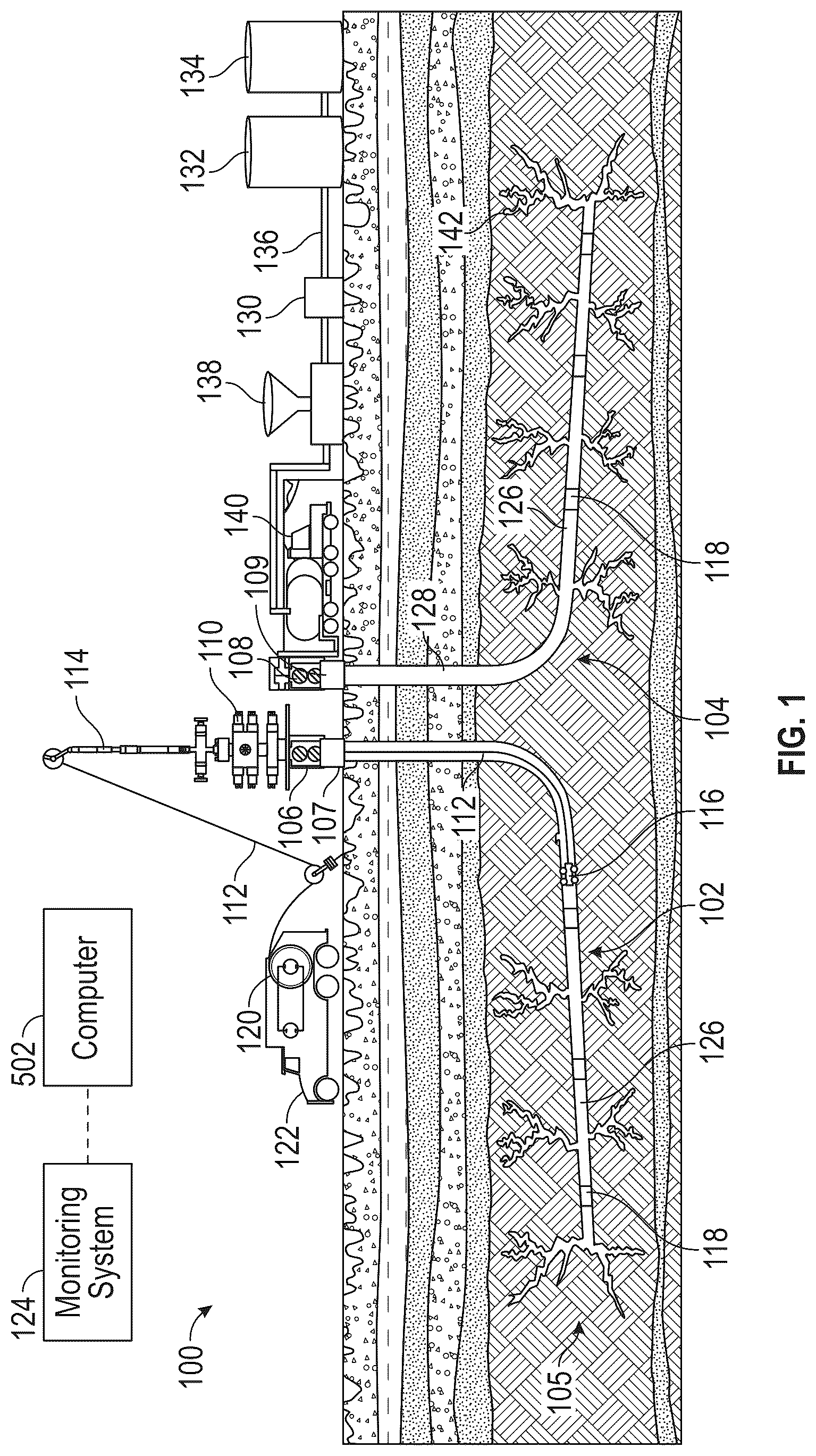 Patent US12104476 — Method to identify perforation locations for fracturing deep and tight sandstone reservoir — Figure 1
