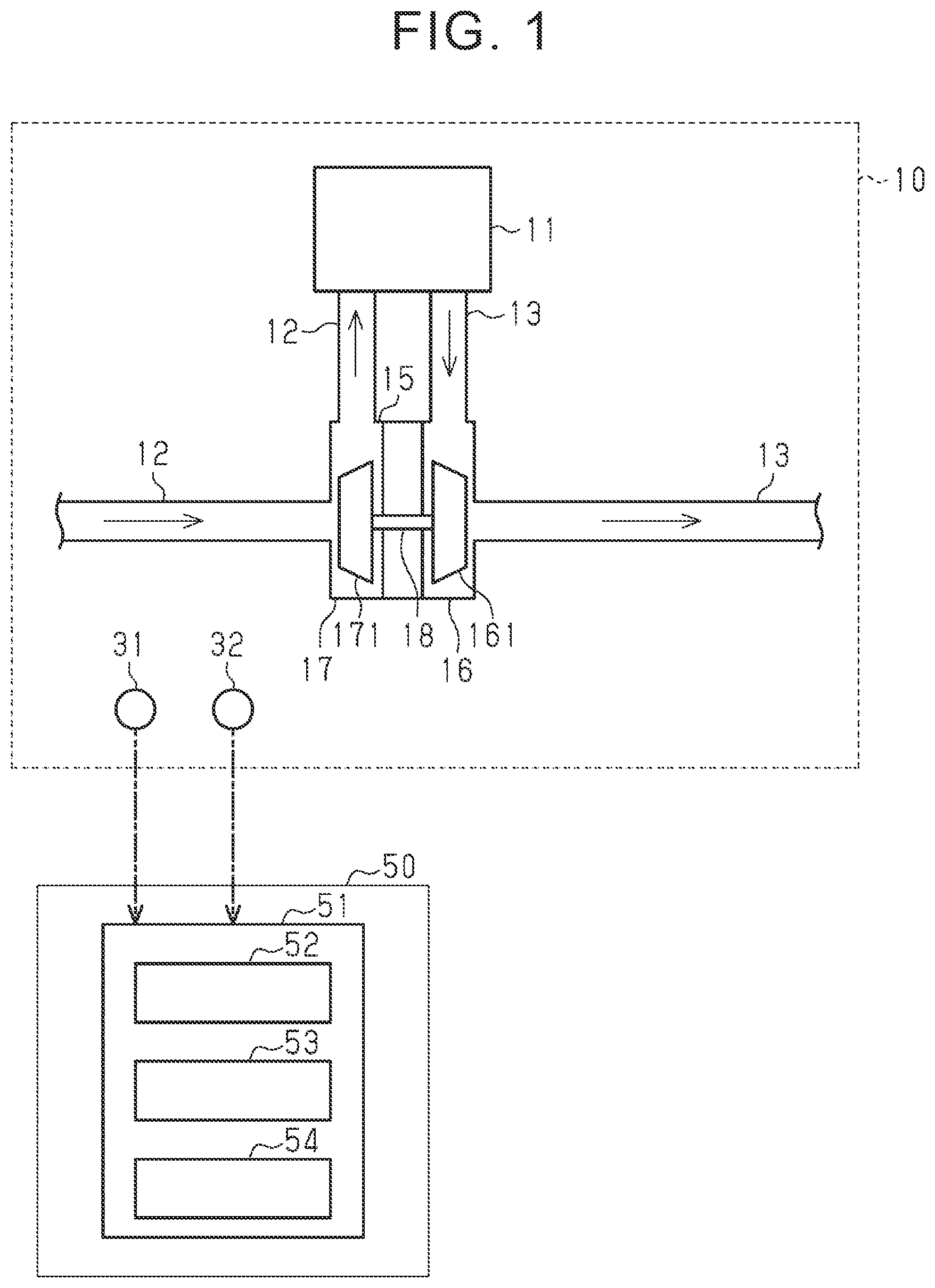 Patent US12104521 Figure 1 – Deterioration estimation device