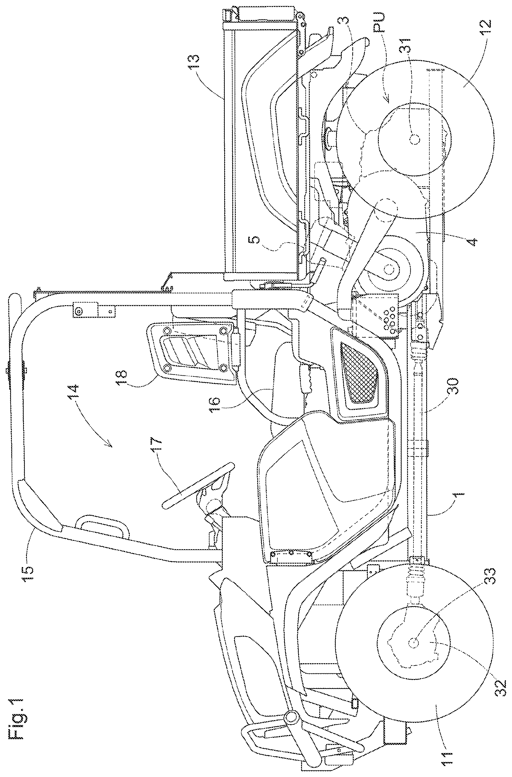 Patent US12104524 Figure 1 – Two-cylinder reciprocating engine
