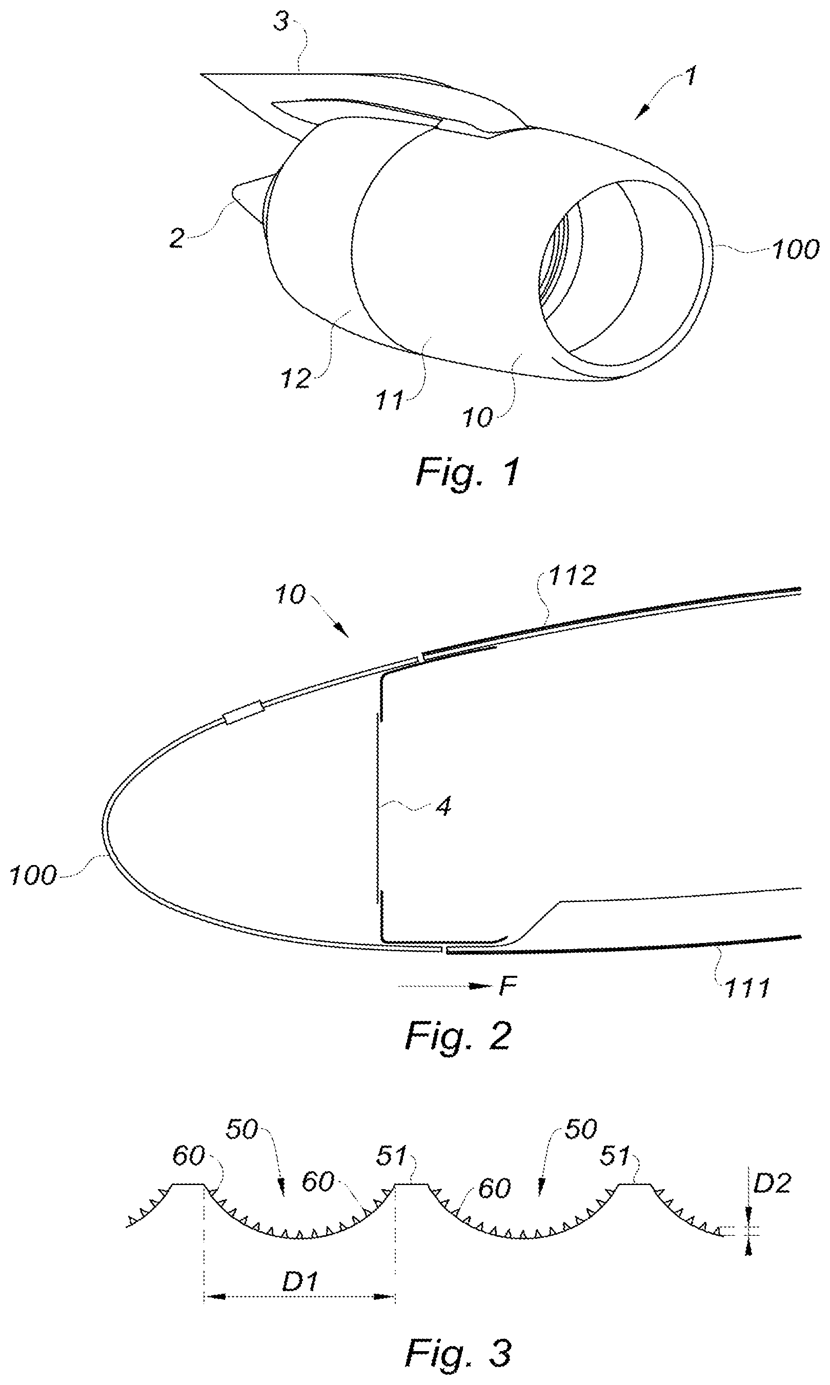 Patent US12104526 — Aircraft part anti-icing treatment method — Figure 1
