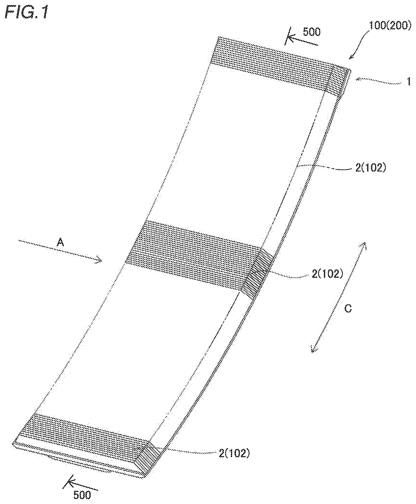 Patent US12104534 — Heat exchanger for aircraft engine — Figure 1