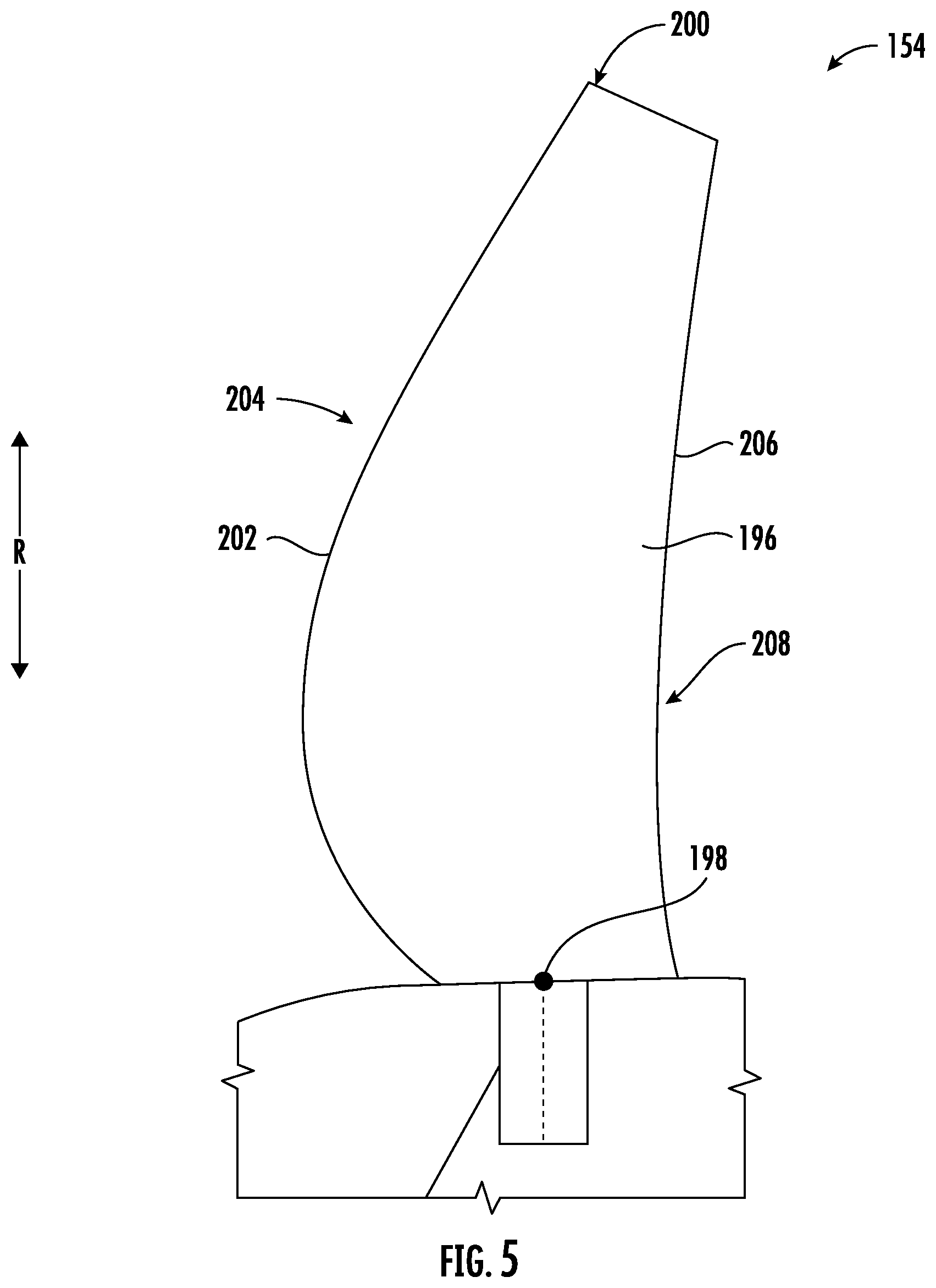 Patent US12104539 Figure 5 – Gas turbine engine