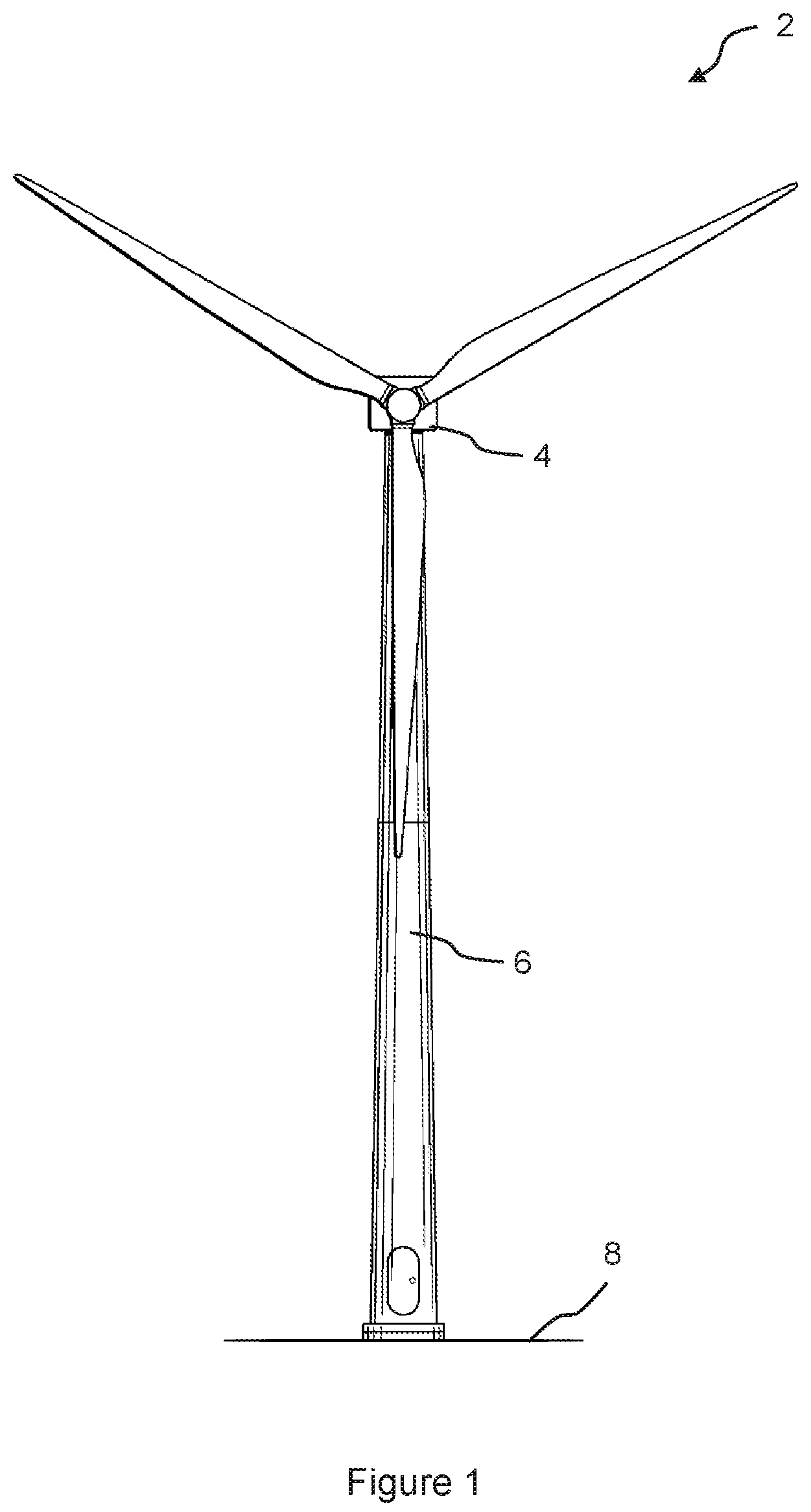 Patent US12104580 — Main bearing housing of a wind turbine — Figure 1