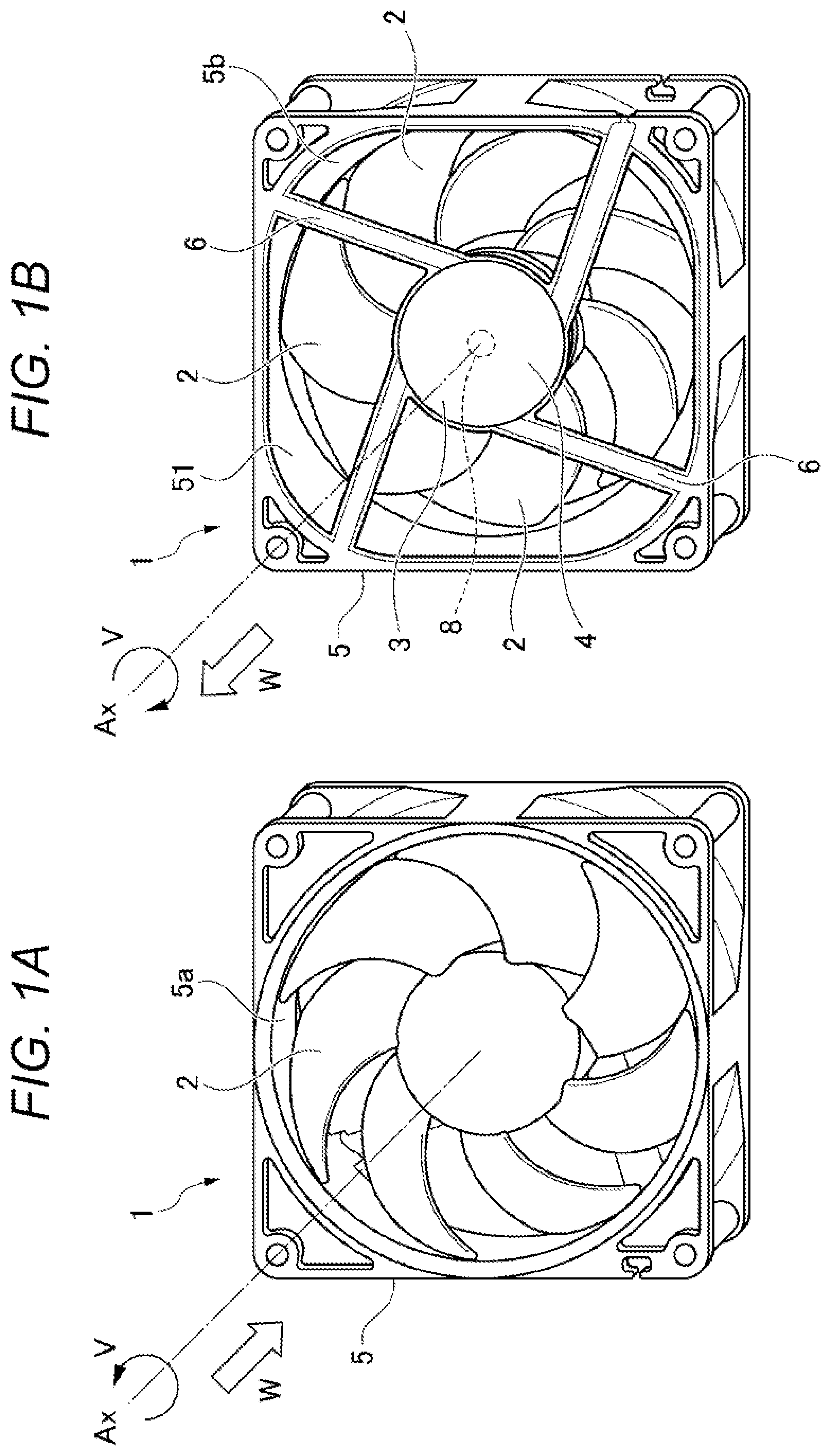 Patent US12104604 — Axial fan — Figure 1