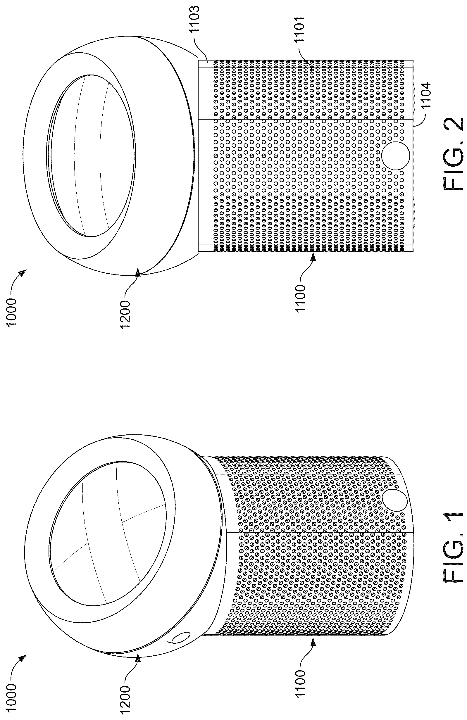 Patent US12104608 Figure 1 – Fan assembly