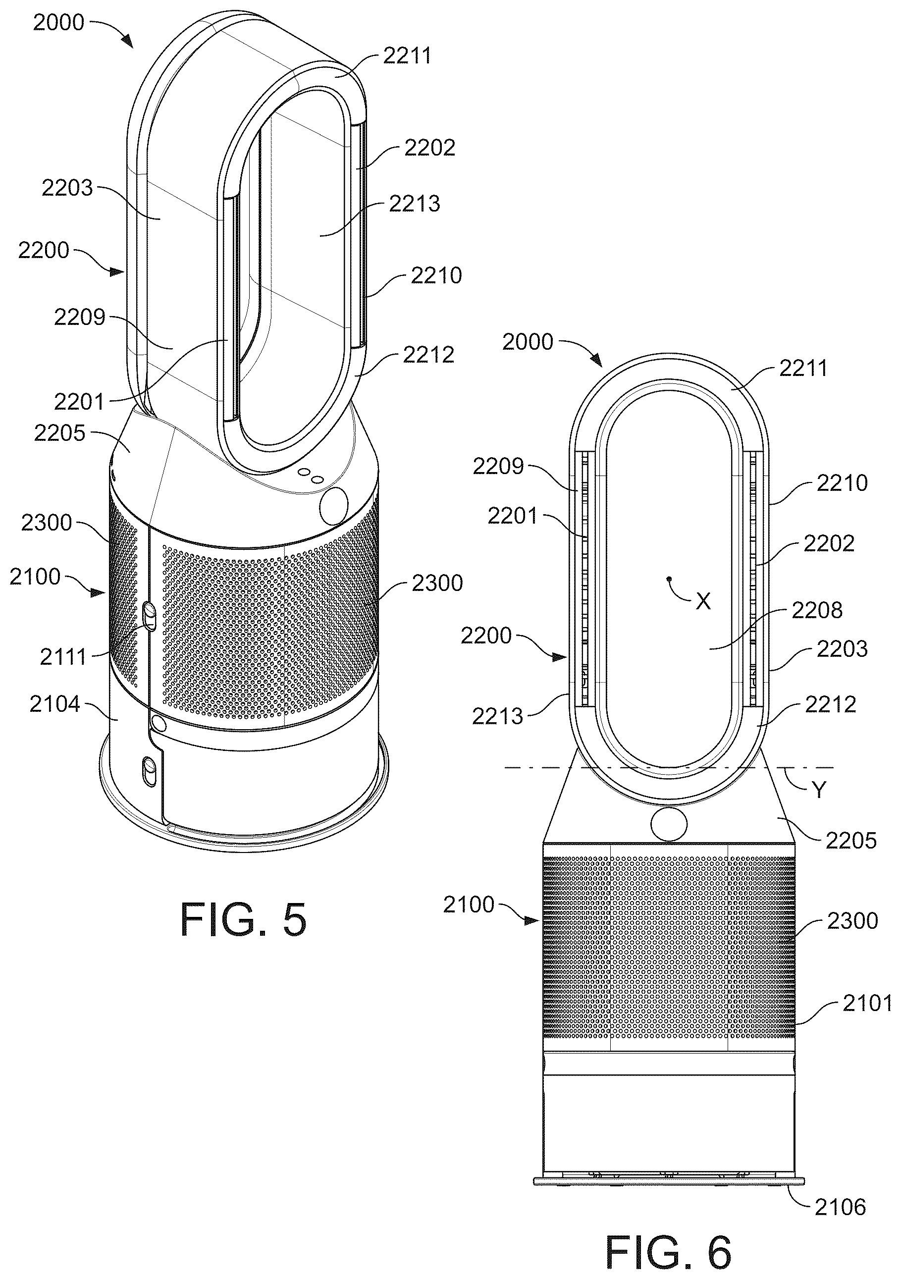 Patent US12104608 Figure 4 – Fan assembly