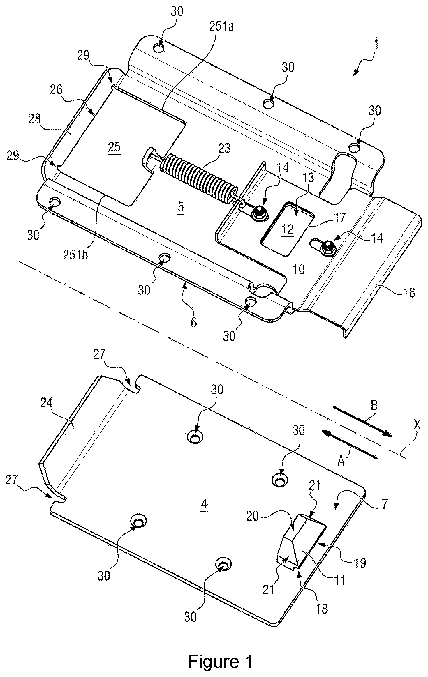 Patent US12104632 — Locking assembly — Figure 1