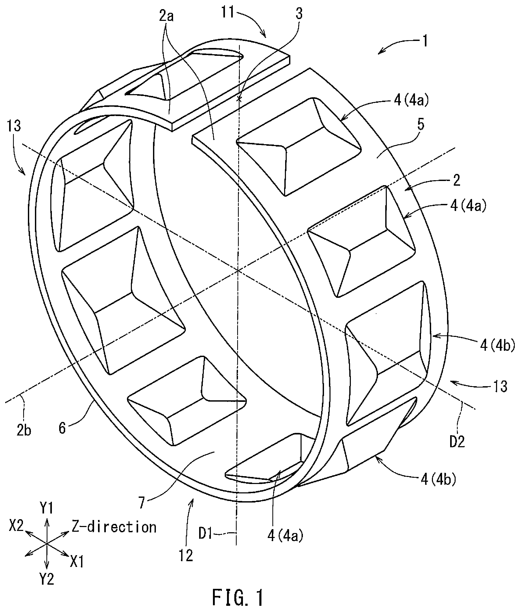 Patent US12104651 — Tolerance ring — Figure 1