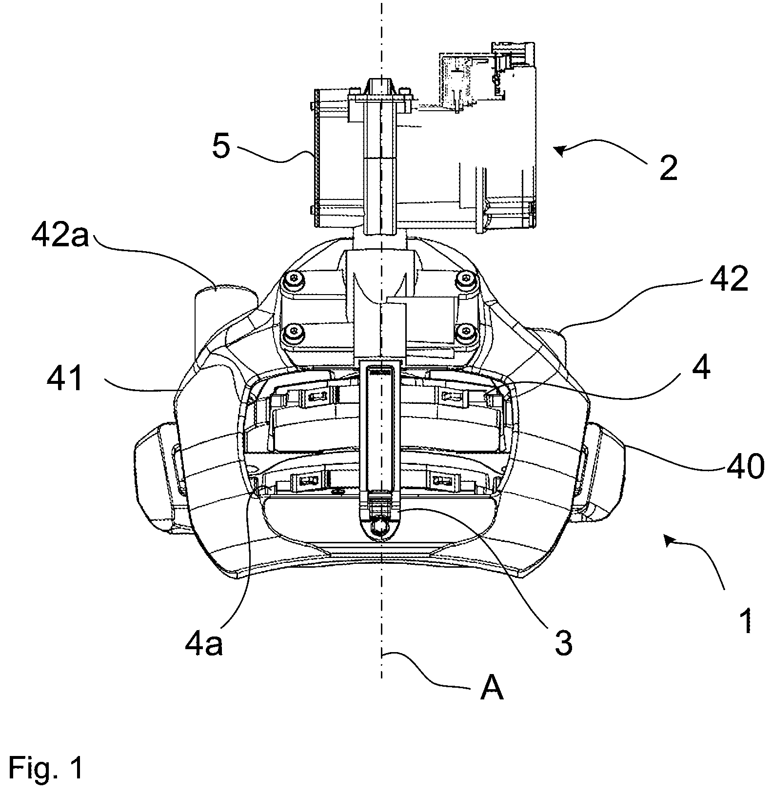 Patent US12104665 — Disc brake having an electromechanical actuator — Figure 1