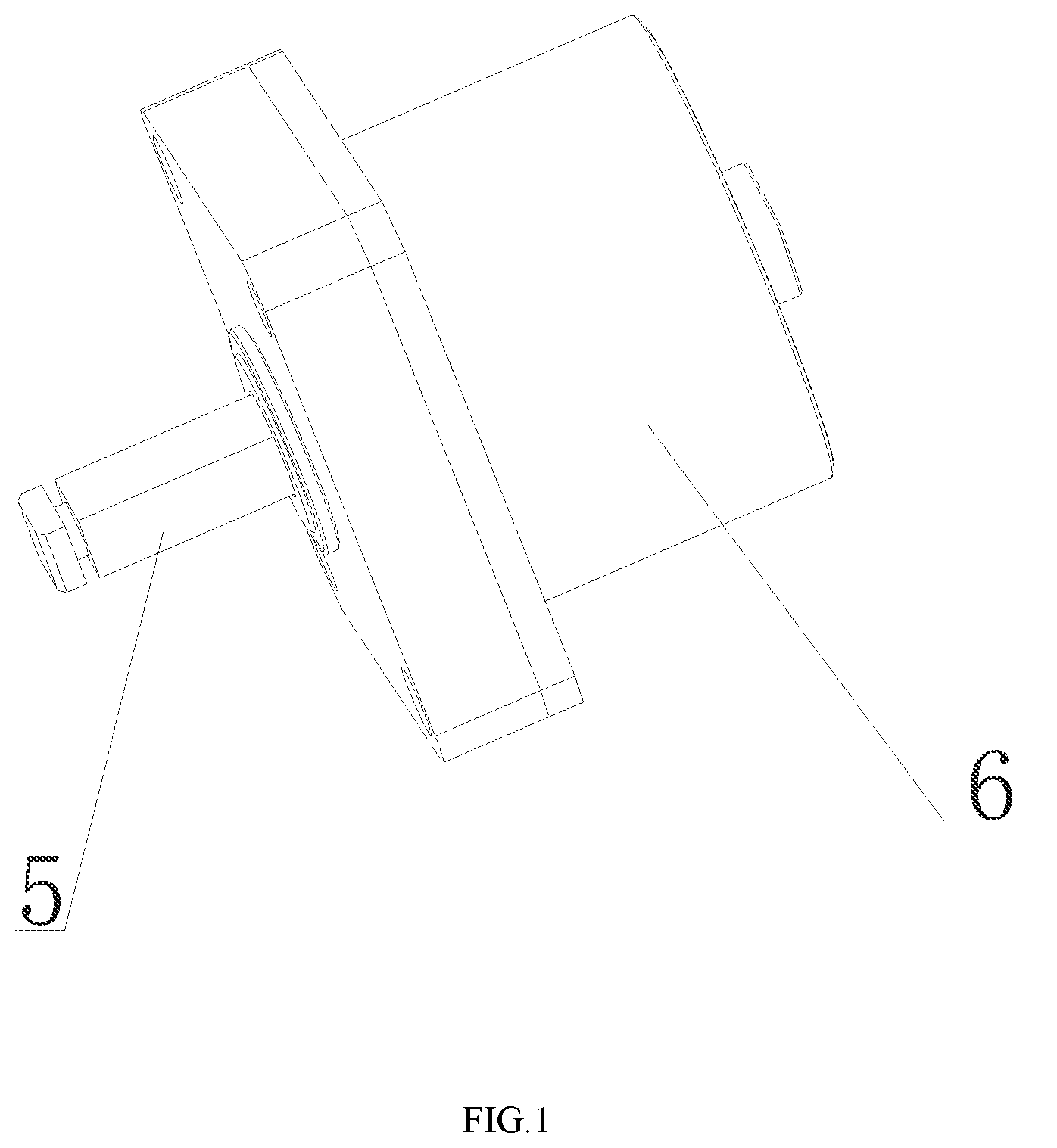 Patent US12104669 — Mechanical backstop — Figure 1