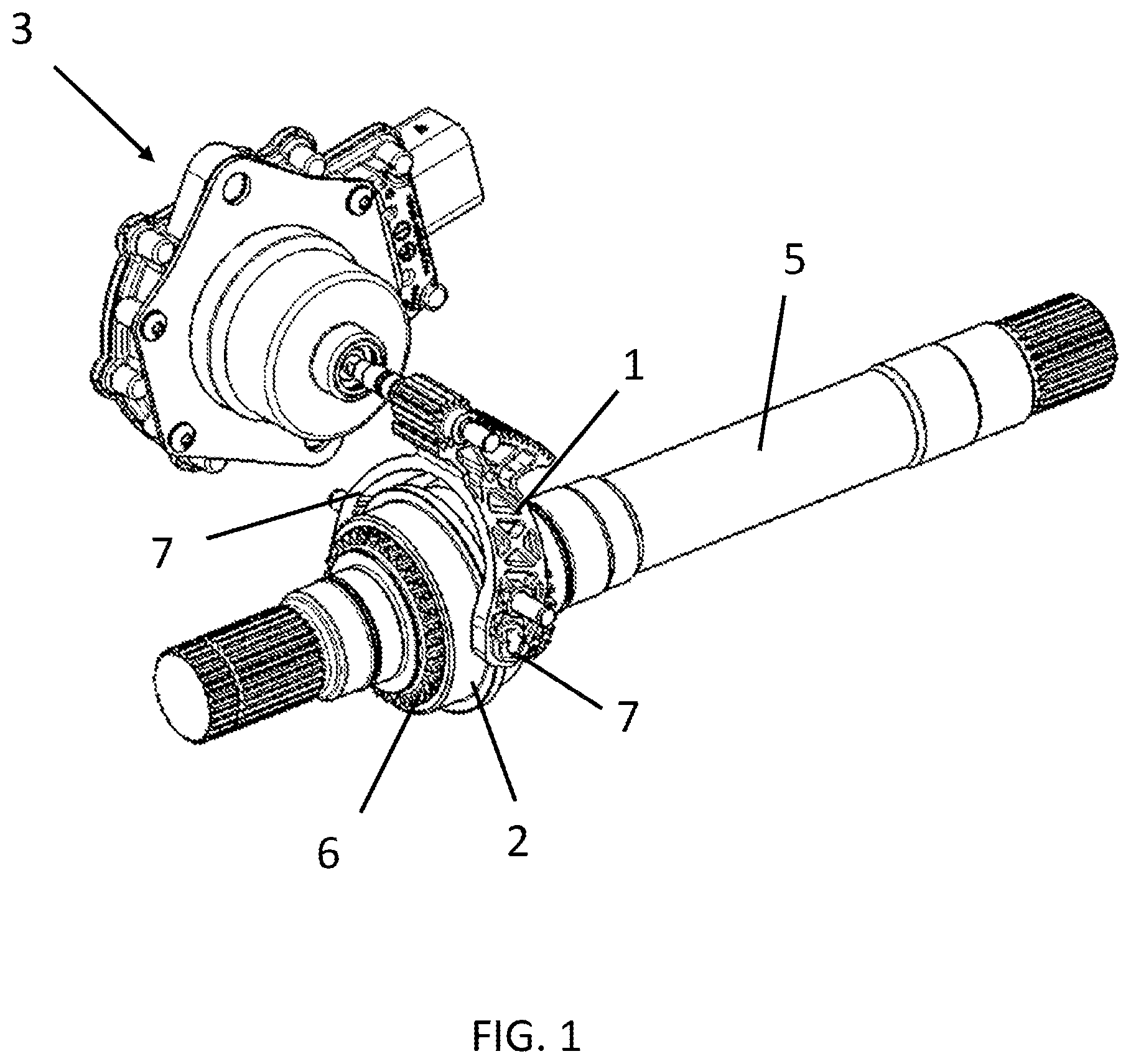 Patent US12104692 — Method for the dynamically expanding play correction of a system affected by external sources — Figure 1