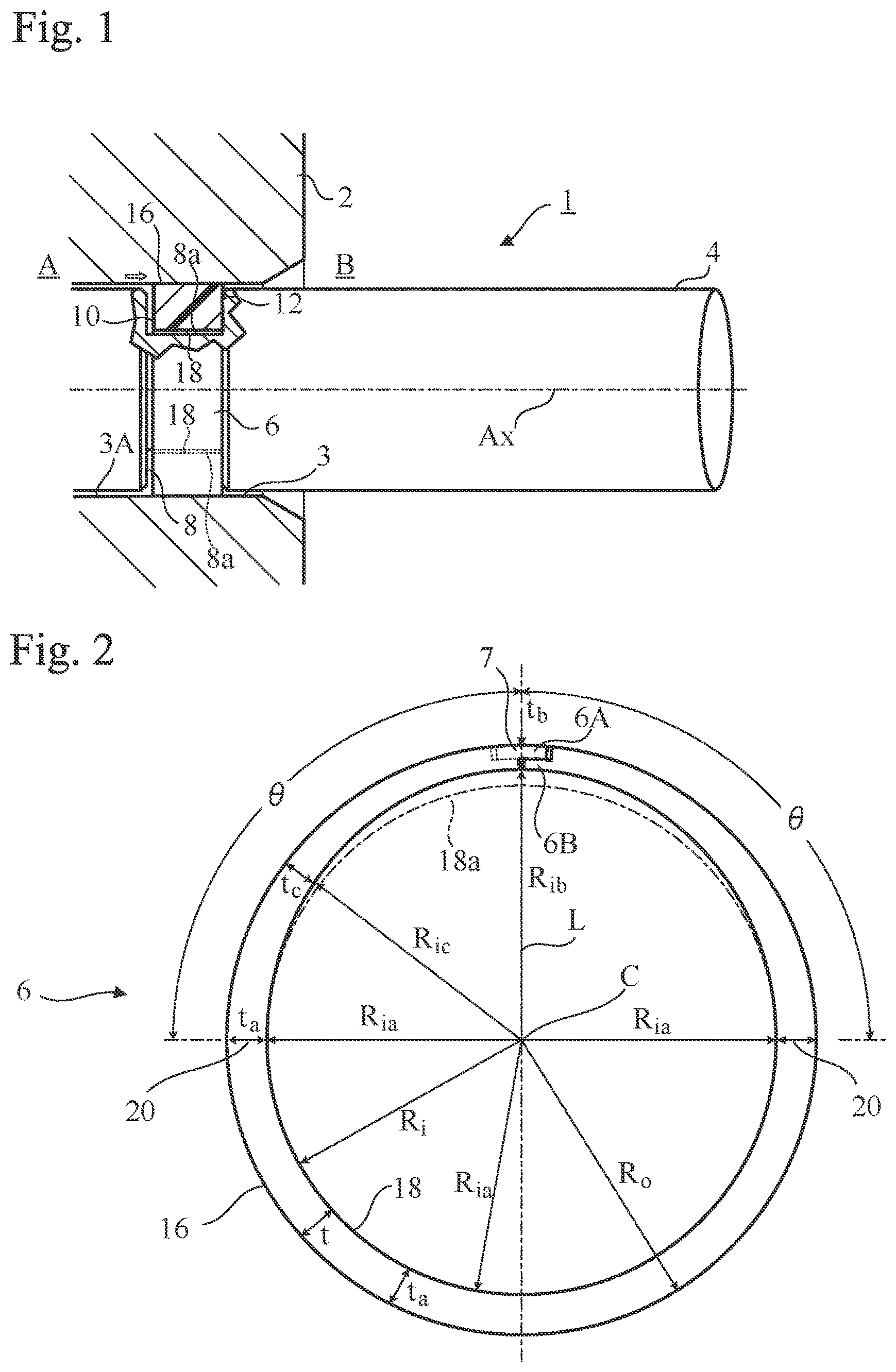 Patent US12104698 — Seal ring — Figure 1