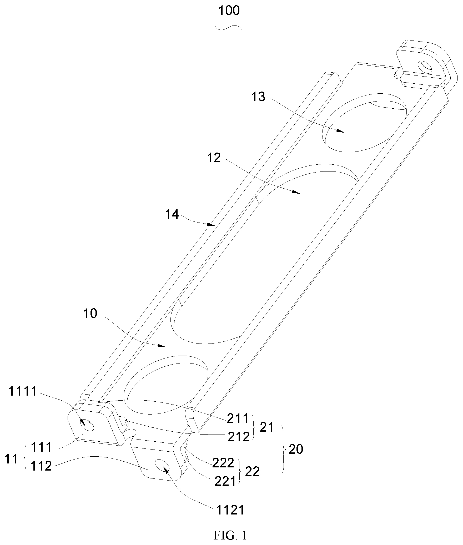 Patent US12104708 — Guide frame for four-way reversing valve — Figure 1
