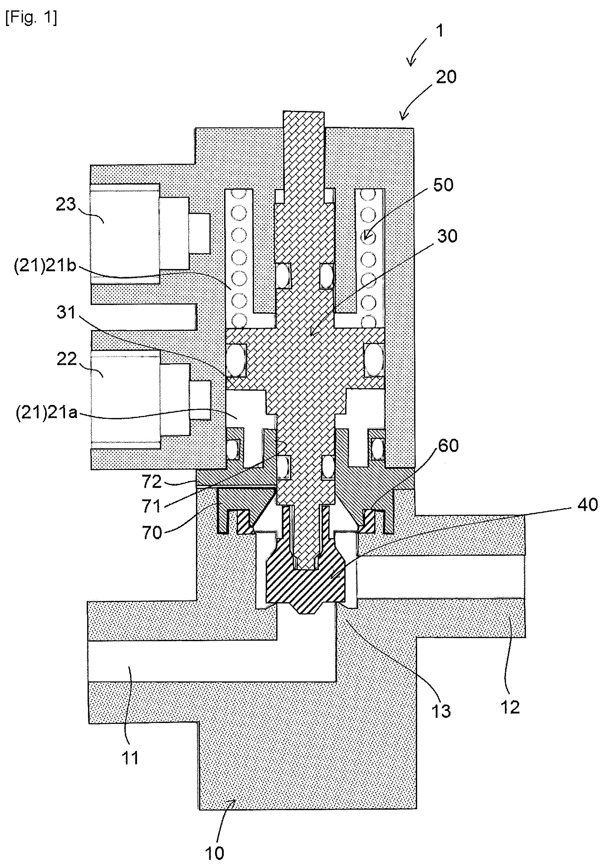 Patent US12104713 — Diaphragm valve — Figure 1