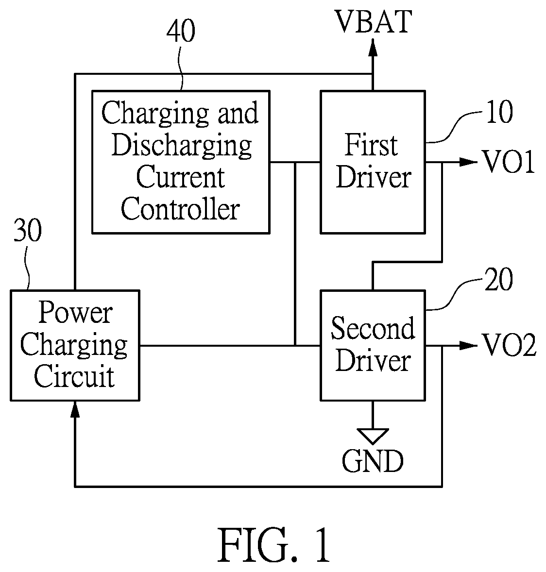Patent US12104717 — Piezoelectric valve driver device — Figure 1