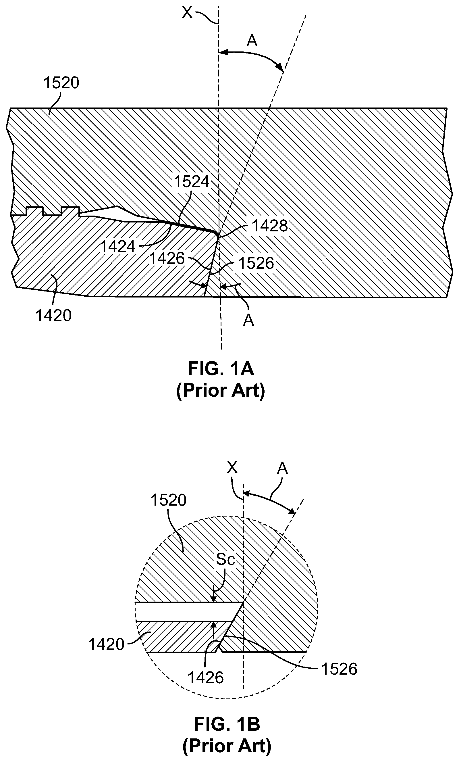 Patent US12104720 — Torque shoulder of a premium connection — Figure 1