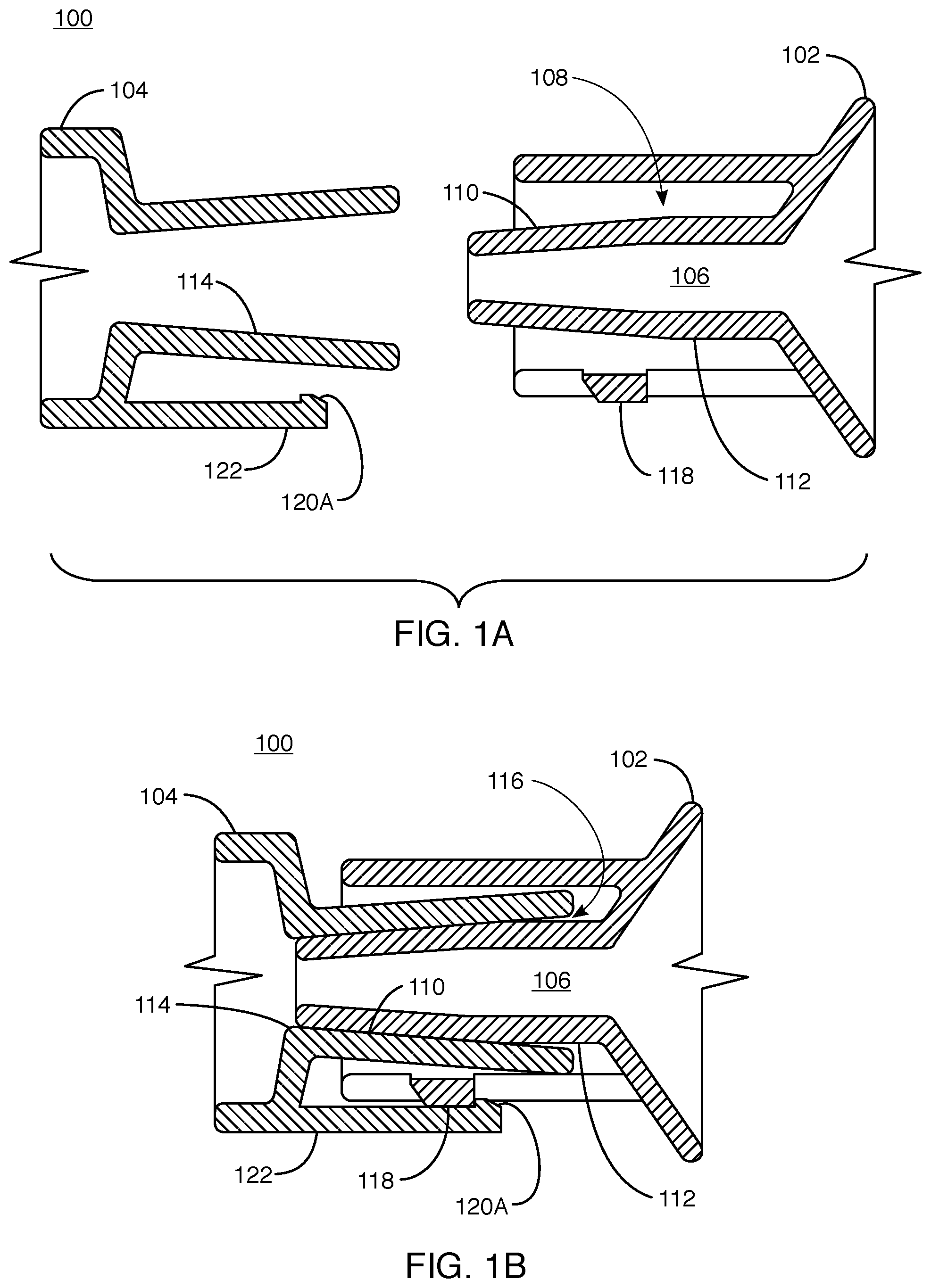 Patent US12104722 — Medium connector — Figure 1