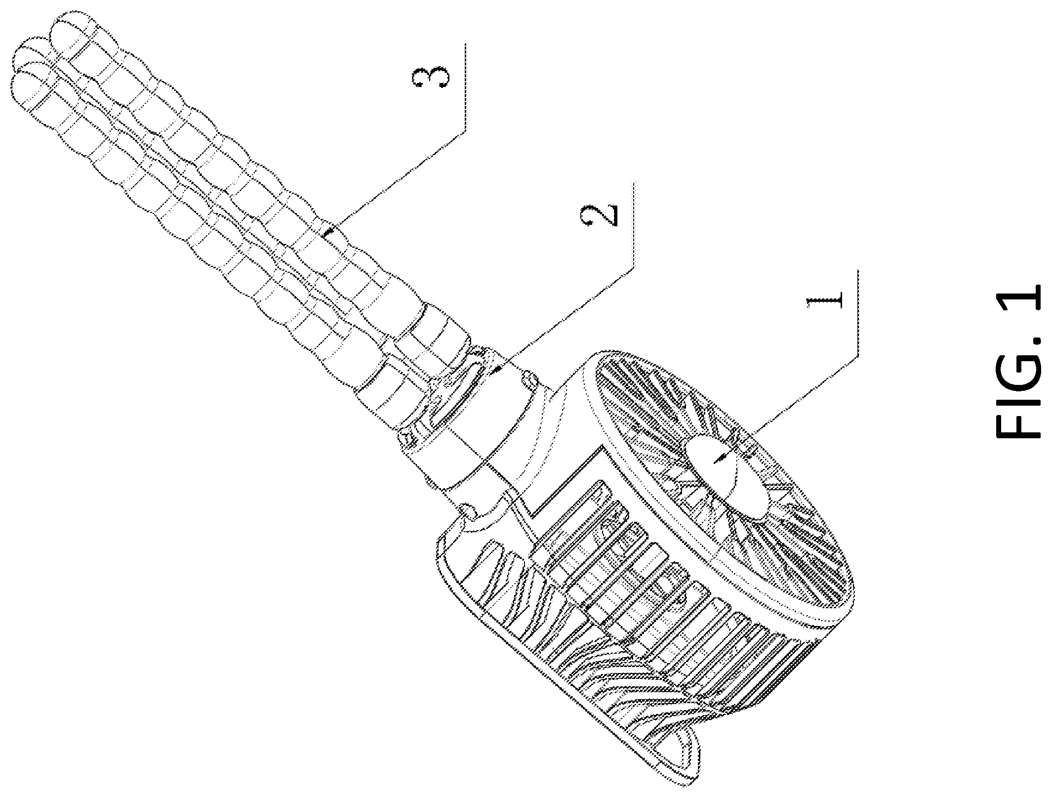 Patent US12104743 — Fan with double easy-installing buckles — Figure 1