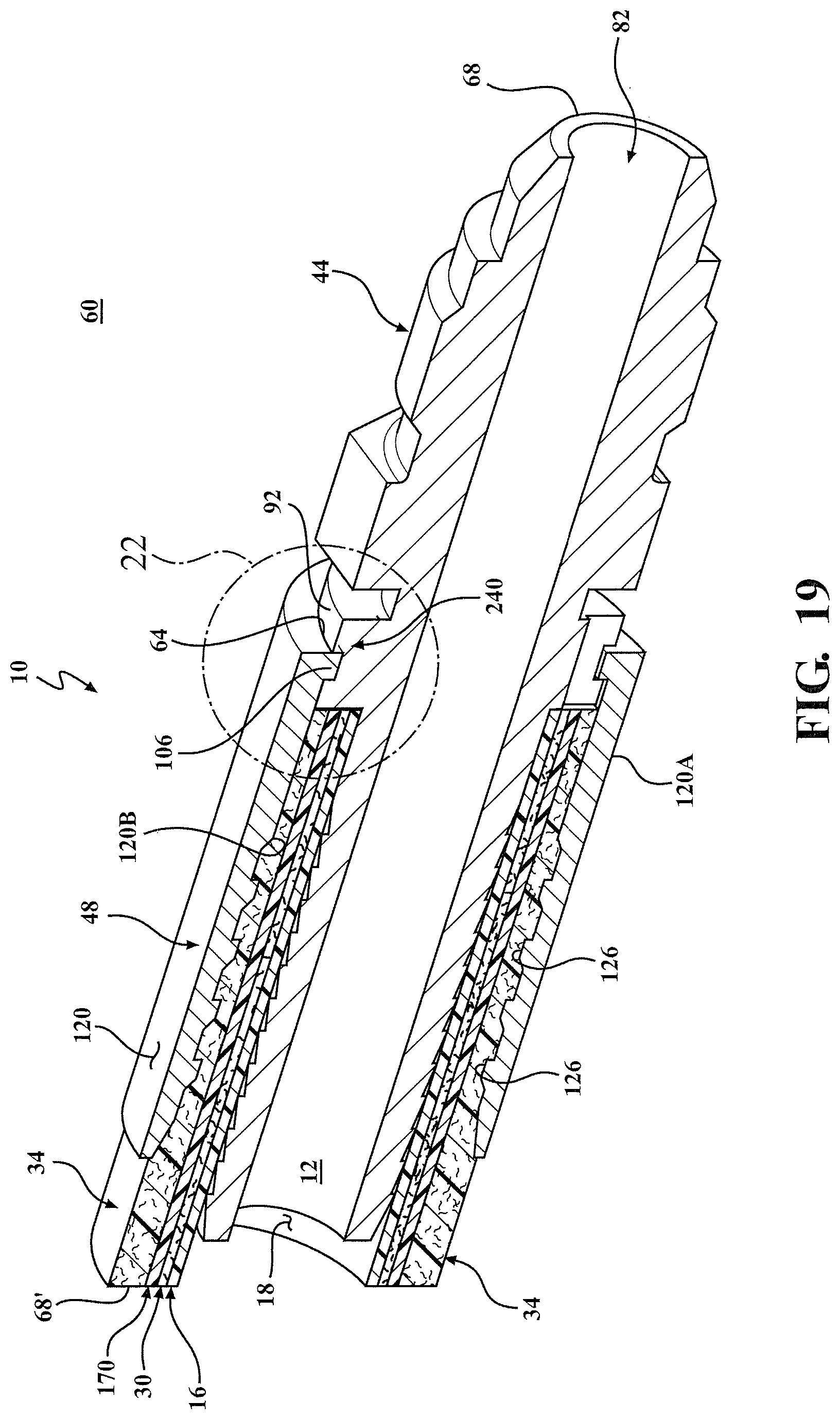 Patent US12104749 Figure 20 – Liner collapse mitigations for type IV conformable pressure vessels