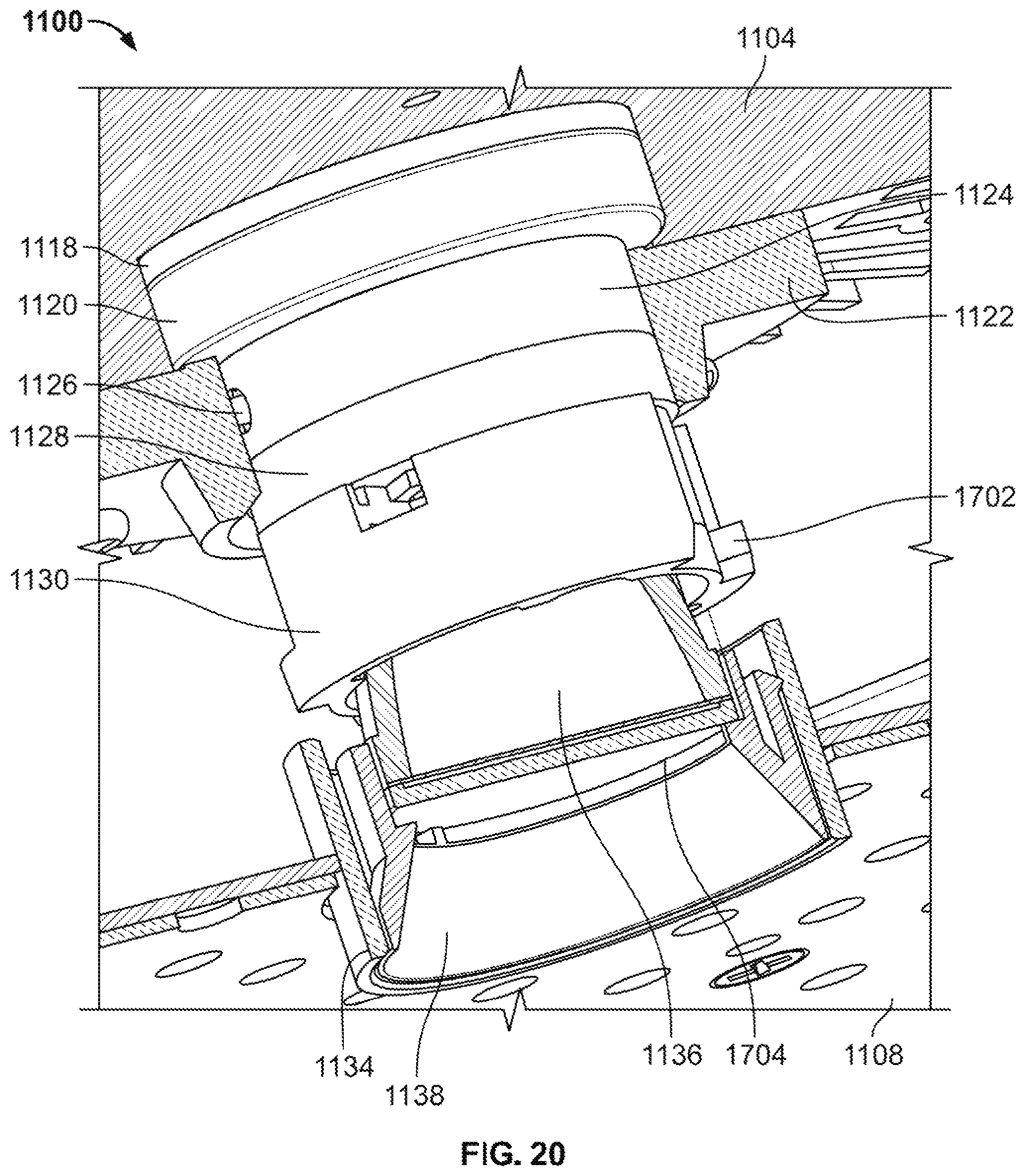 Patent US12104771 Figure 16 – Small aperture light emitting diode (“LED”) lighting