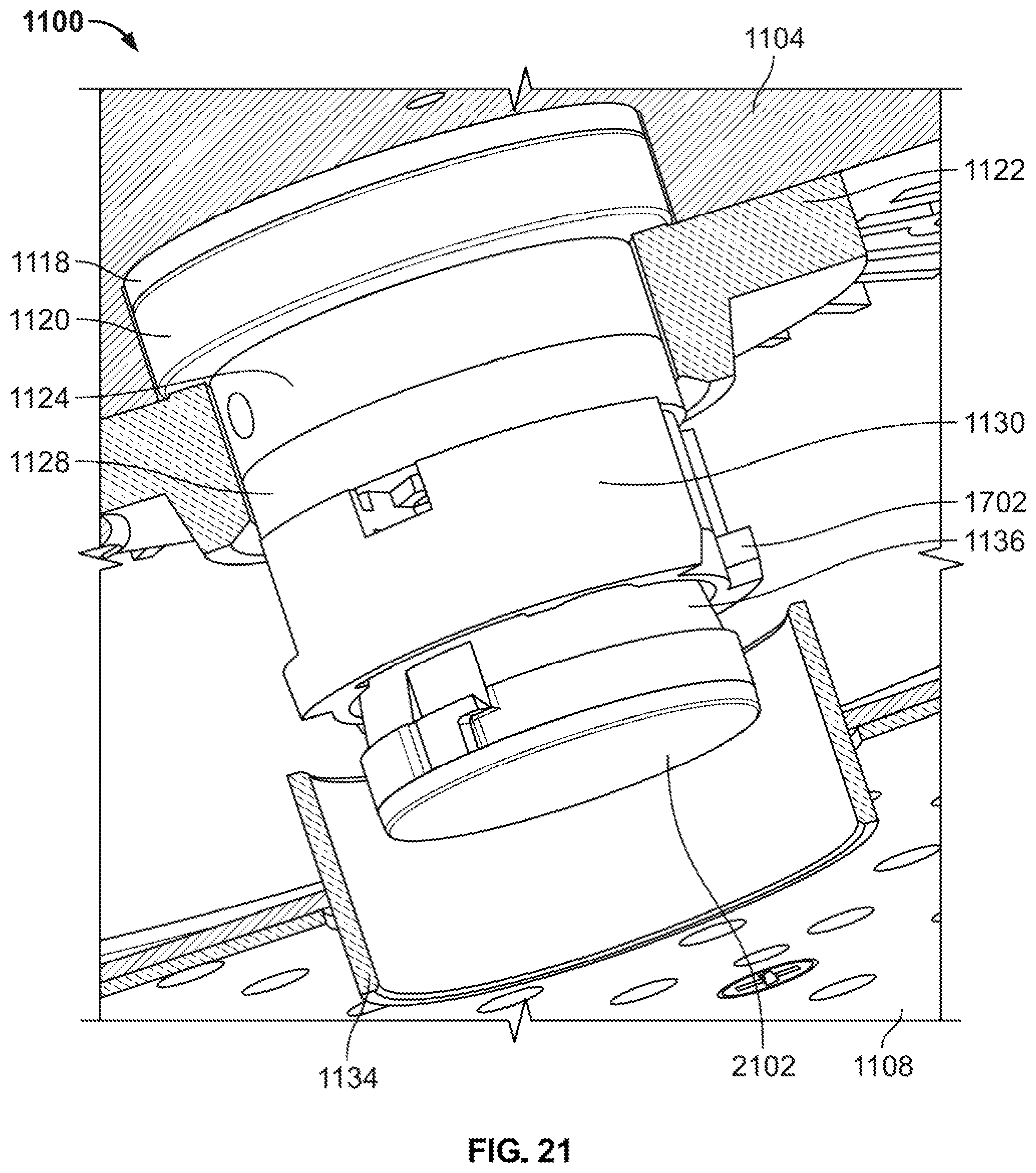 Patent US12104771 Figure 17 – Small aperture light emitting diode (“LED”) lighting