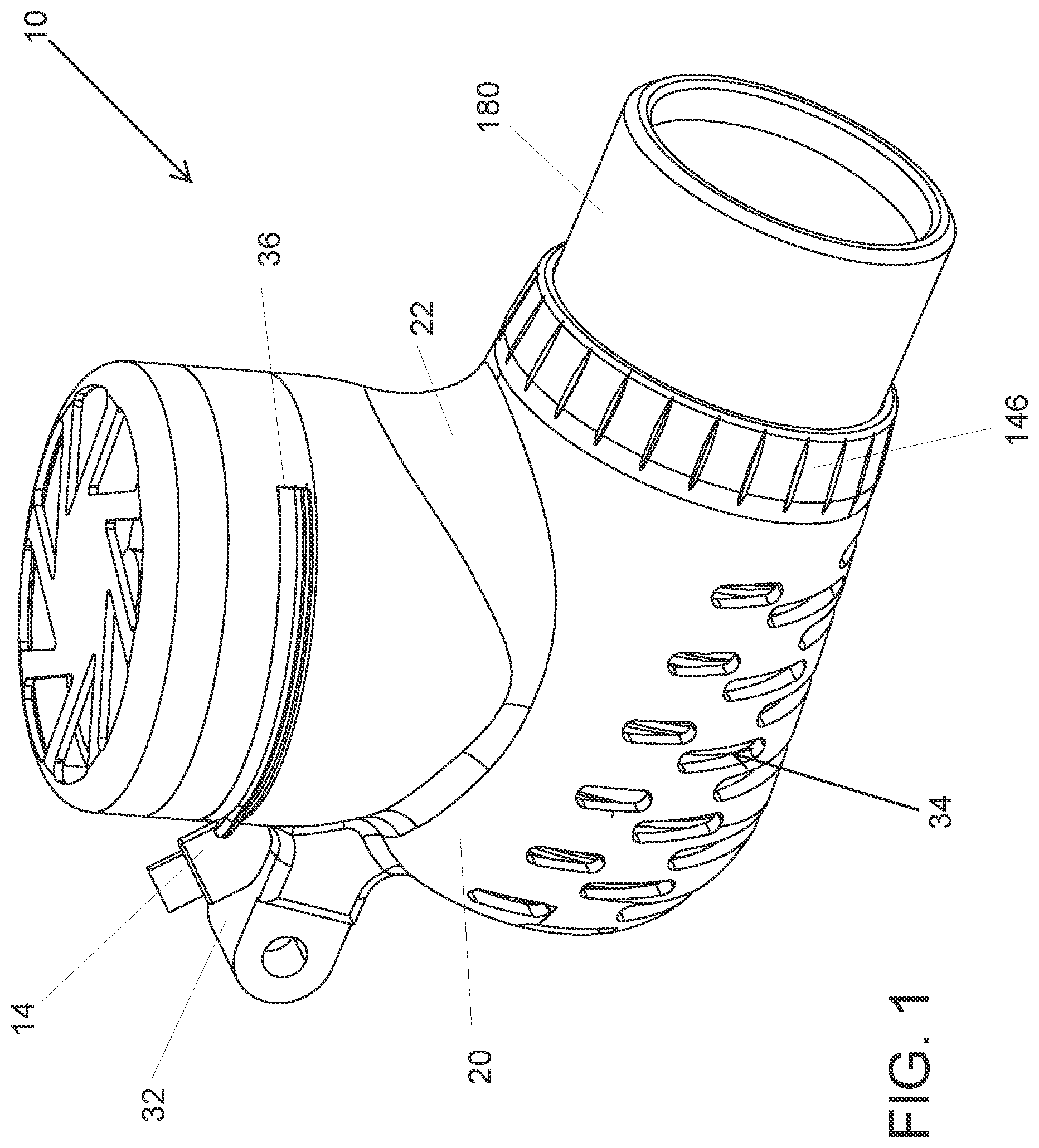 Patent US12104772 — Sanitation control for headlamps having variable beam illumination — Figure 1