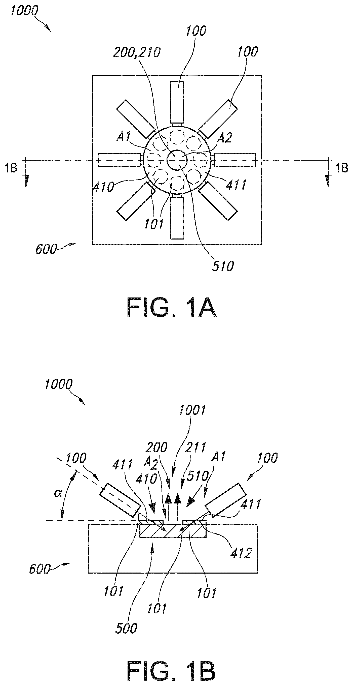 Patent US12104785 — Laser-phosphor light source with improved brightness and thermal management — Figure 1