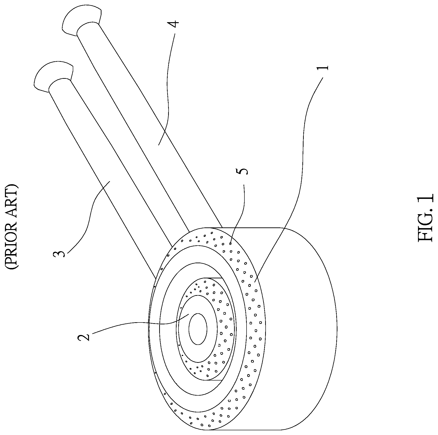 Patent US12104786 — Burner of gas stove — Figure 1