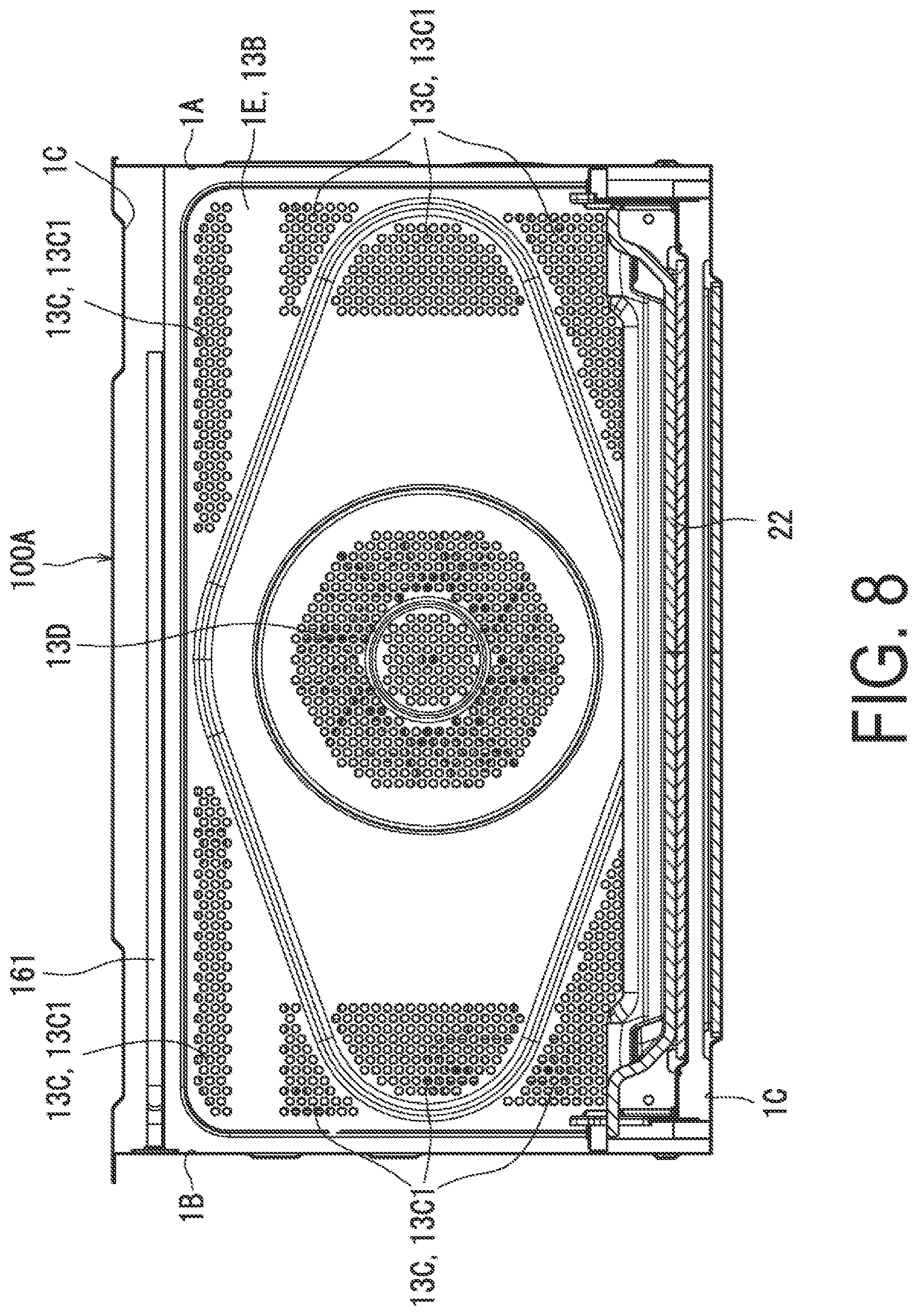Patent US12104798 Figure 8 – Heating cooking apparatus