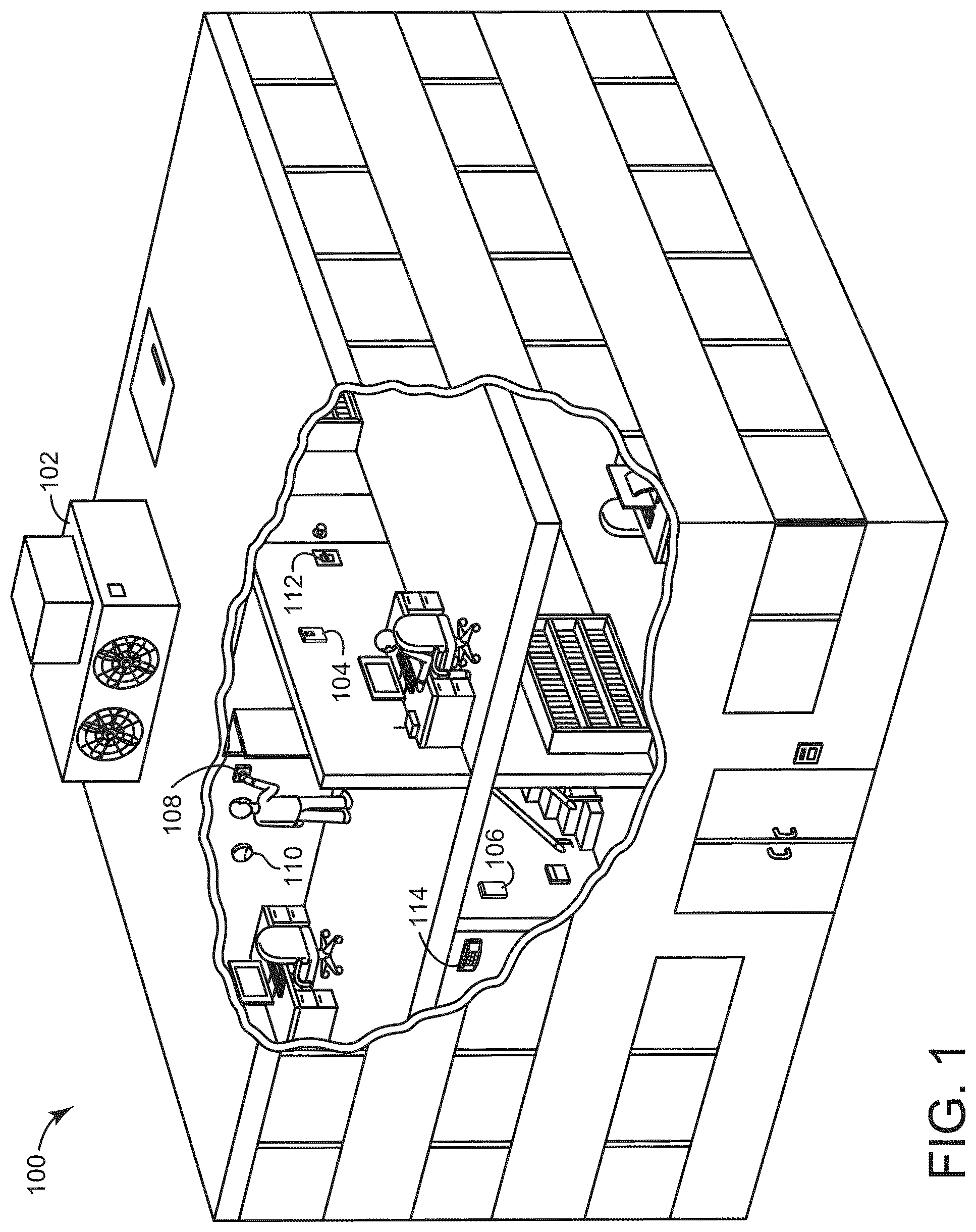 Patent US12104808 — Building sensor with self-configuring analog output circuit with fault detection — Figure 1