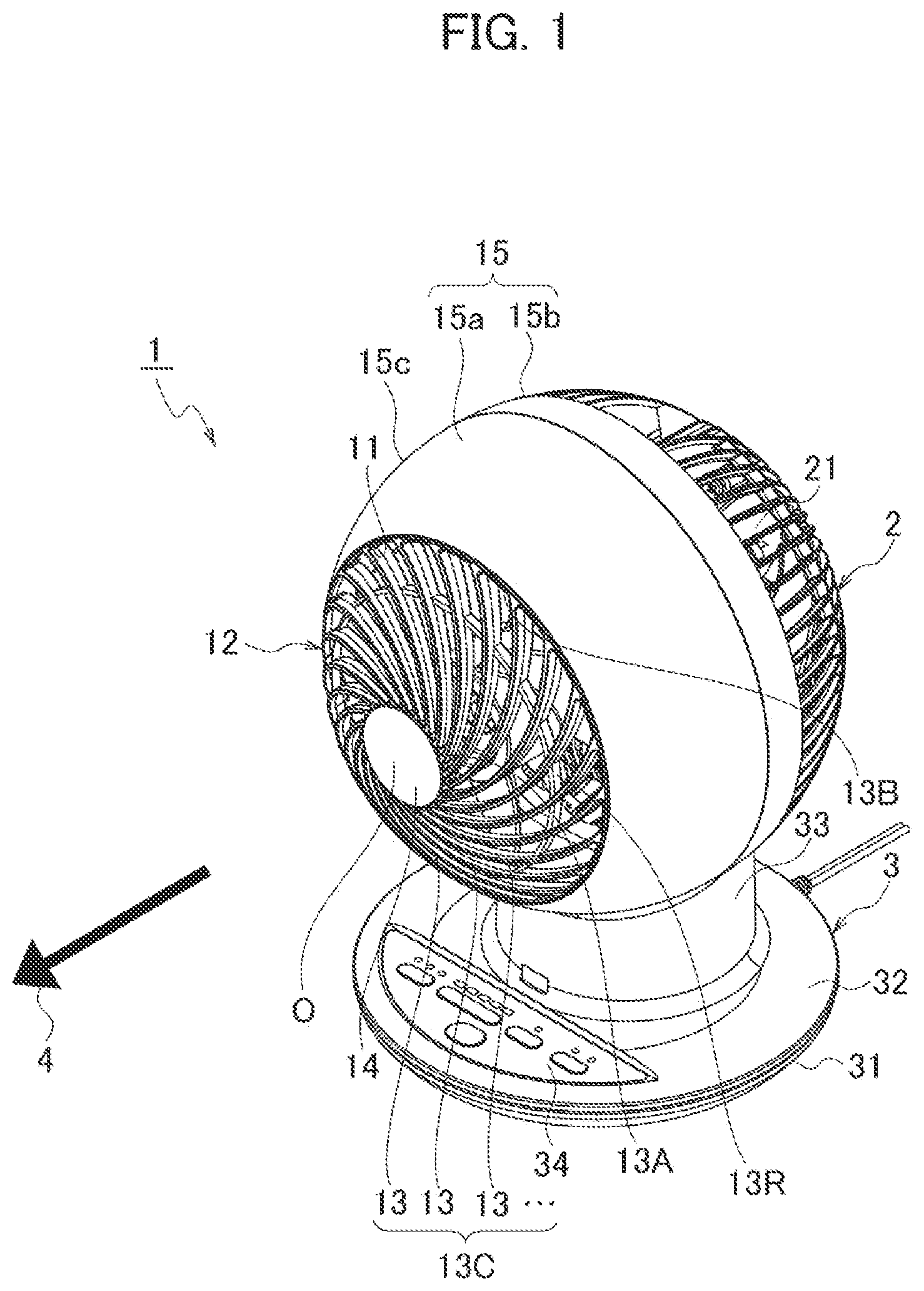 Patent US12104821 — Air circulator — Figure 1