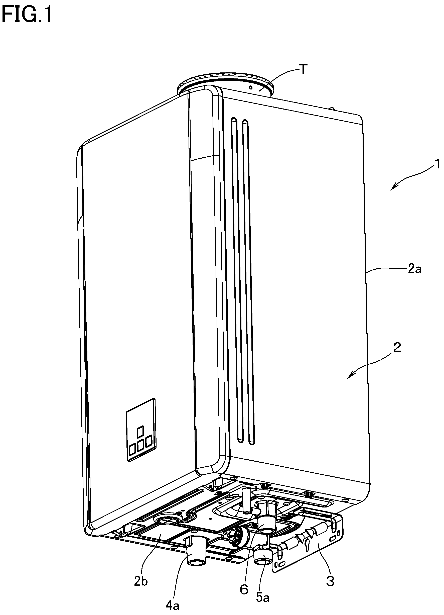 Patent US12104826 — Water heater — Figure 1