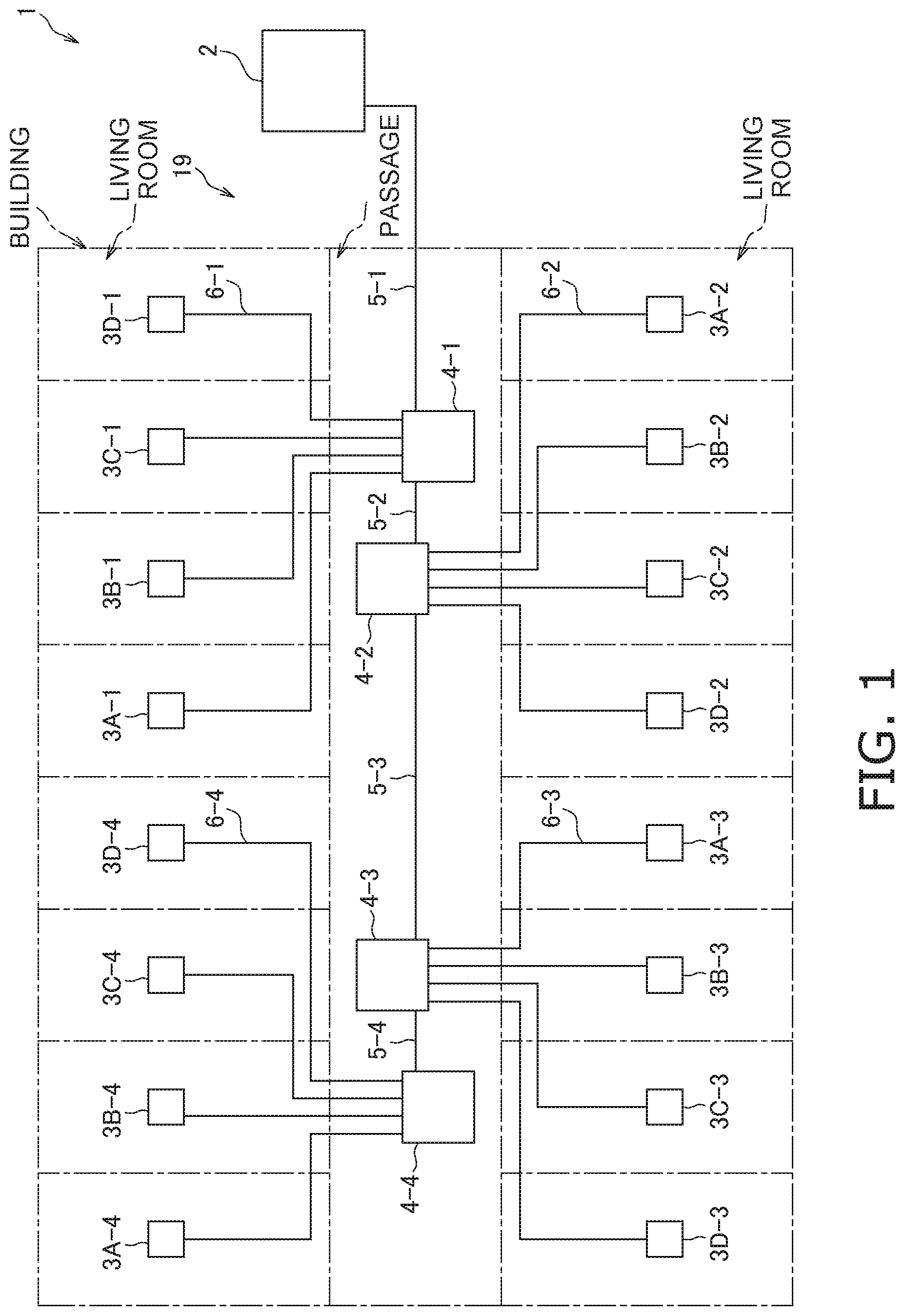 Patent US12104831 — Refrigerant flow path switching unit and air conditioner provided with the same — Figure 1