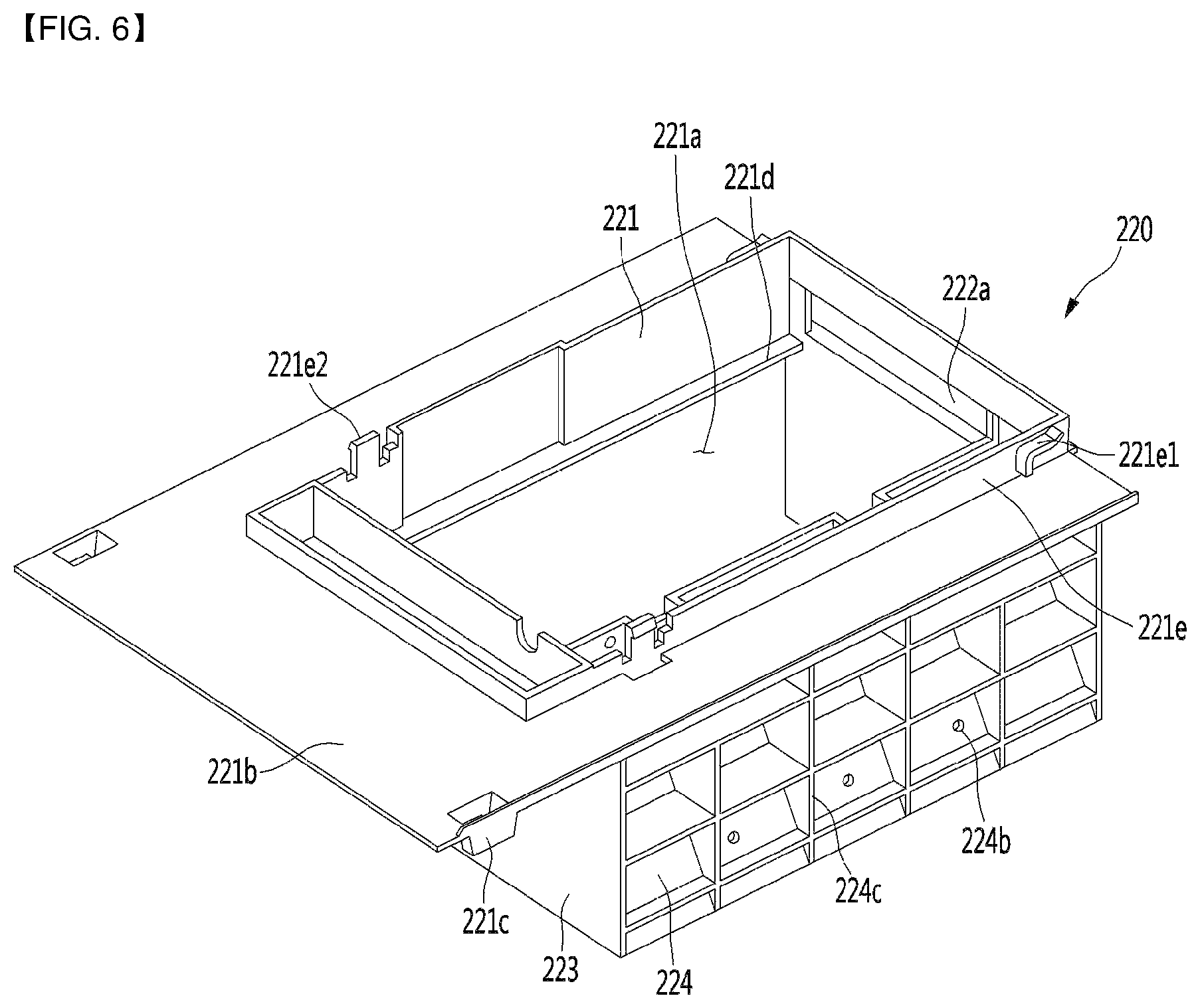 Patent US12104837 Figure 5 – Refrigerator