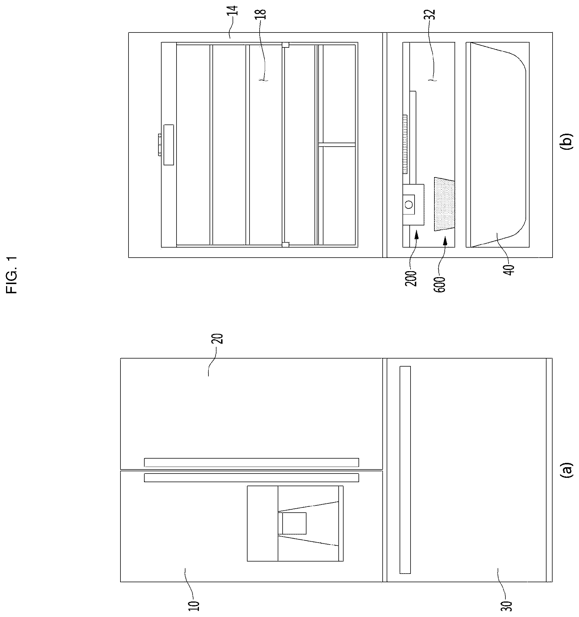 Patent US12104840 — Refrigerator and method for controlling same — Figure 1